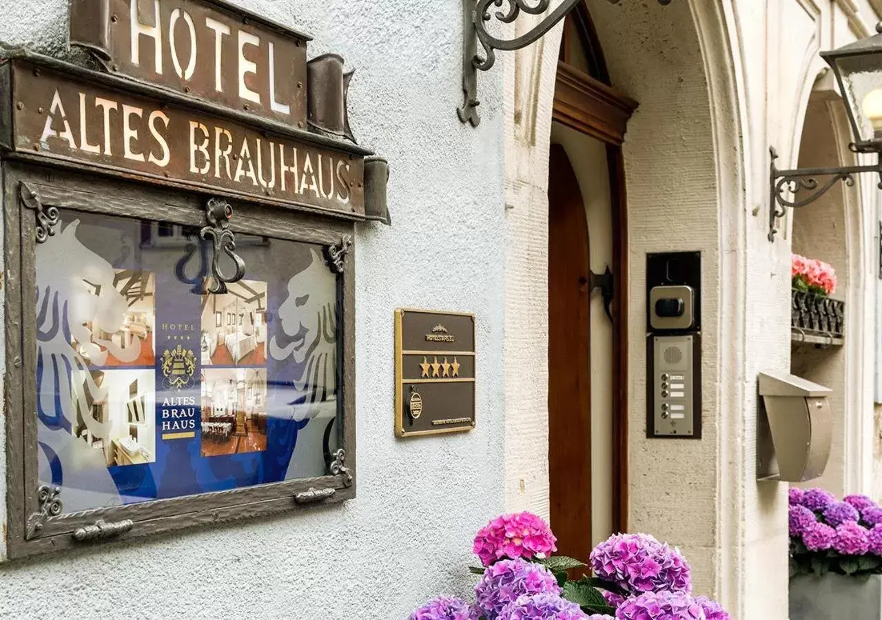 Facade/entrance in Hotel Altes Brauhaus garni