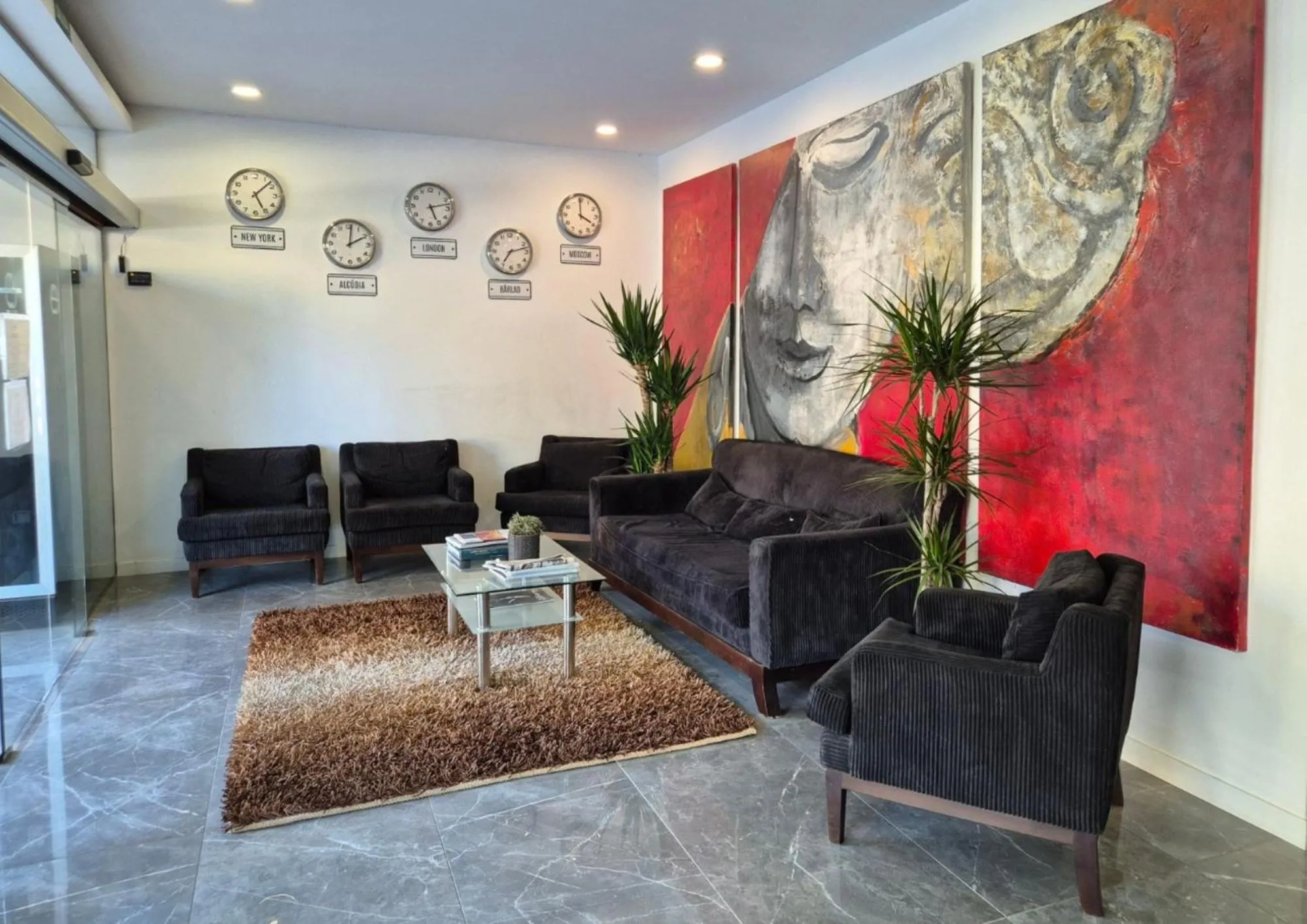 Lobby or reception in Blu Hostal Diana