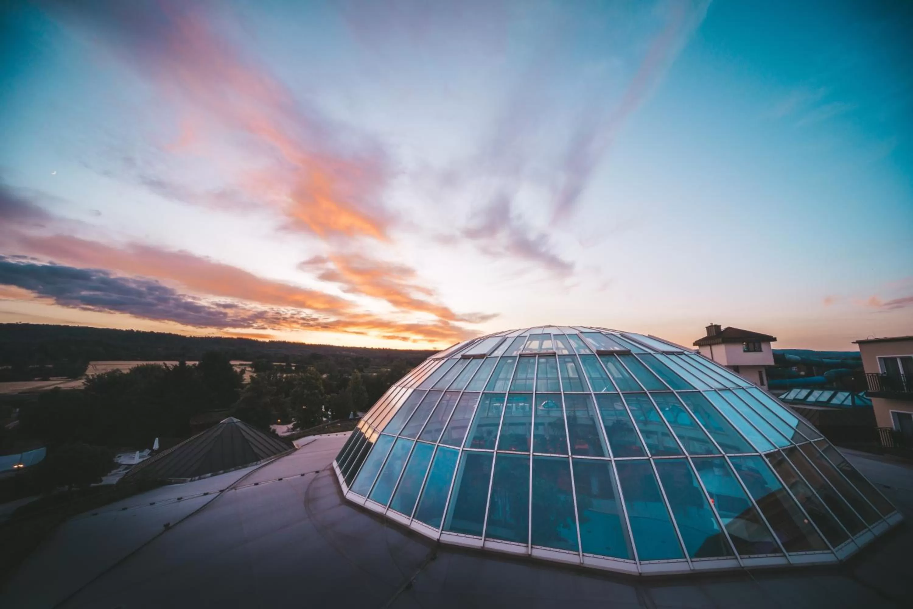 Sunset in Vital Hotel Frankfurt
