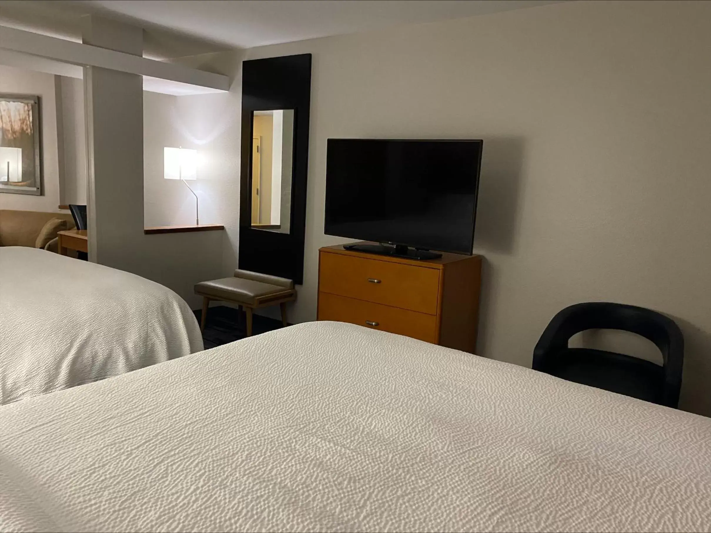 Bedroom, TV/Entertainment Center in Fairfield Inn & Suites by Marriott Texarkana