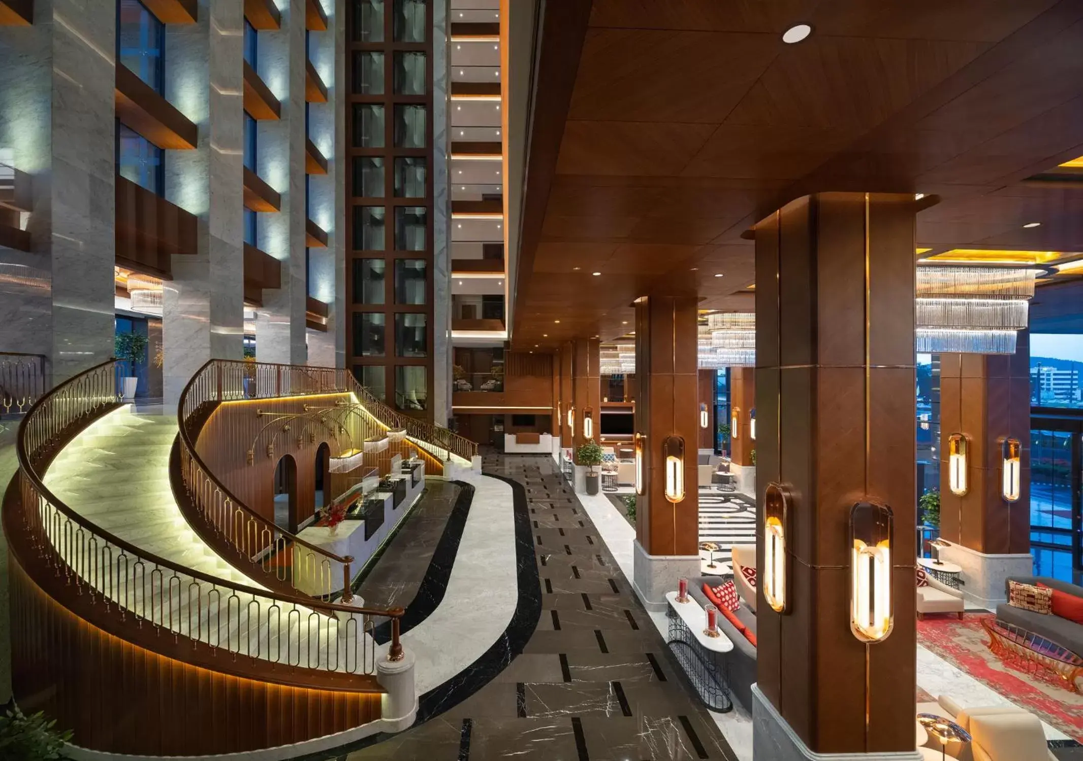 Lobby or reception in Mövenpick Hotel Istanbul Asia Airport