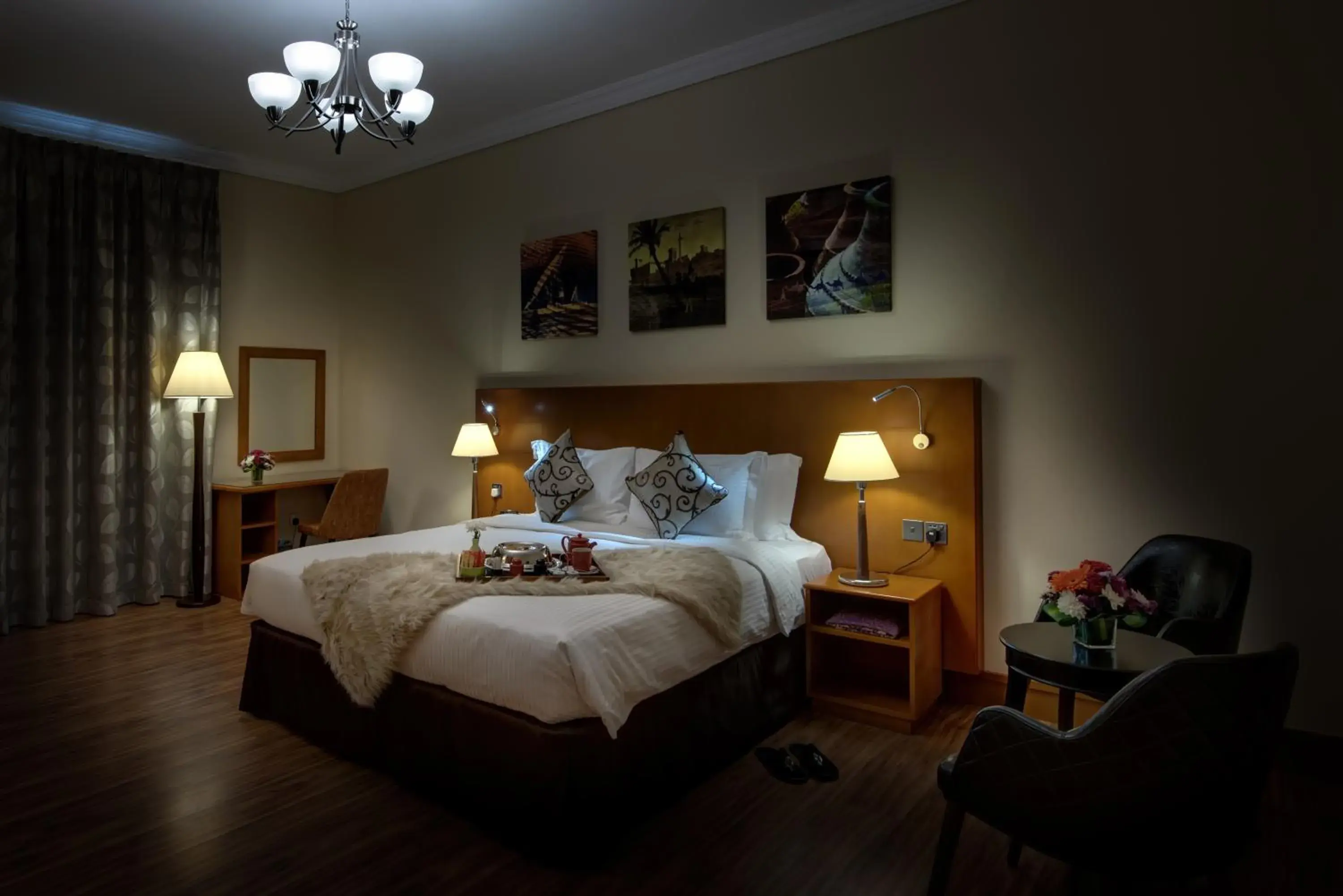Bedroom, Bed in J5 Villas Holiday Homes Barsha Gardens