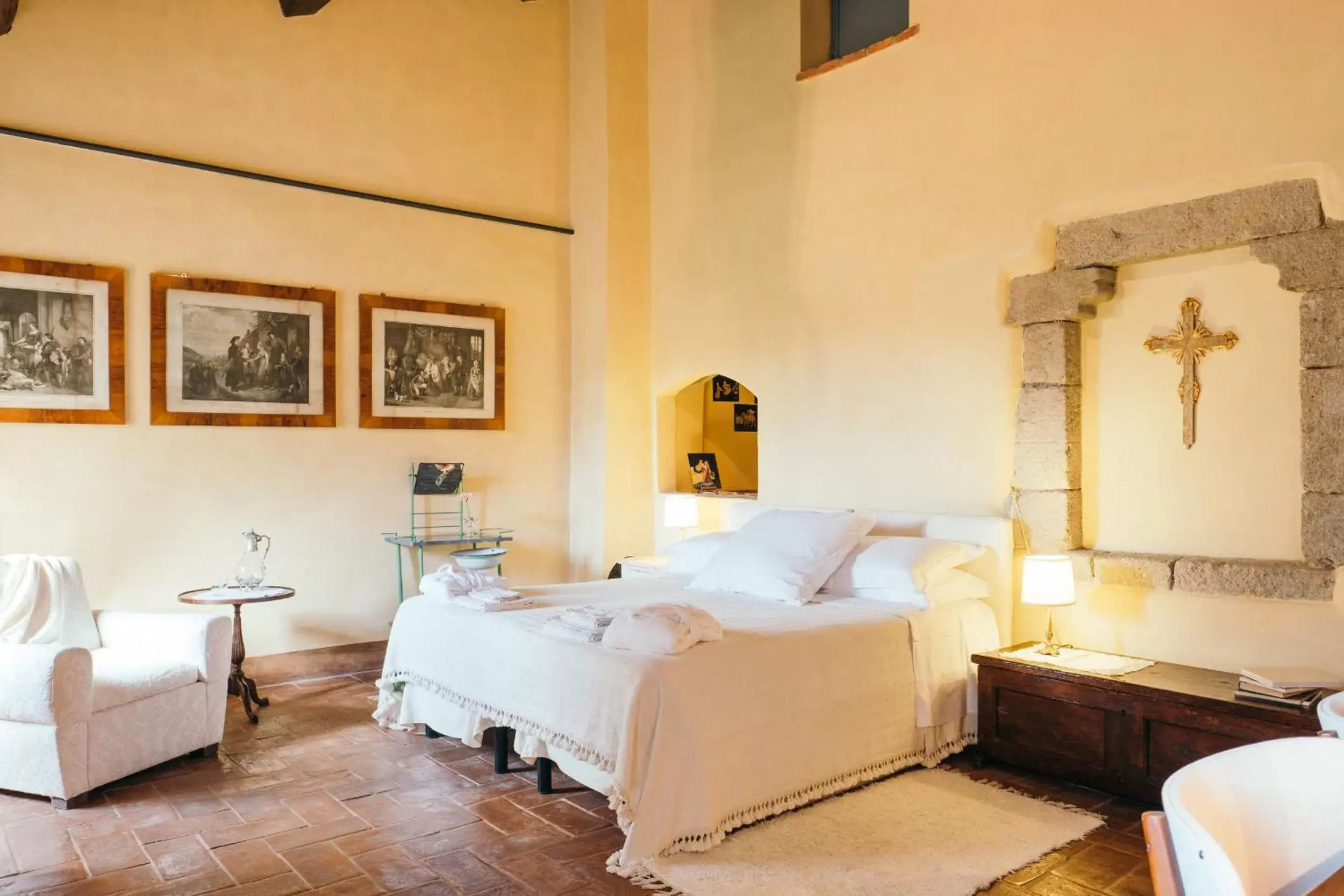 Bedroom, Bed in Convento San Bartolomeo