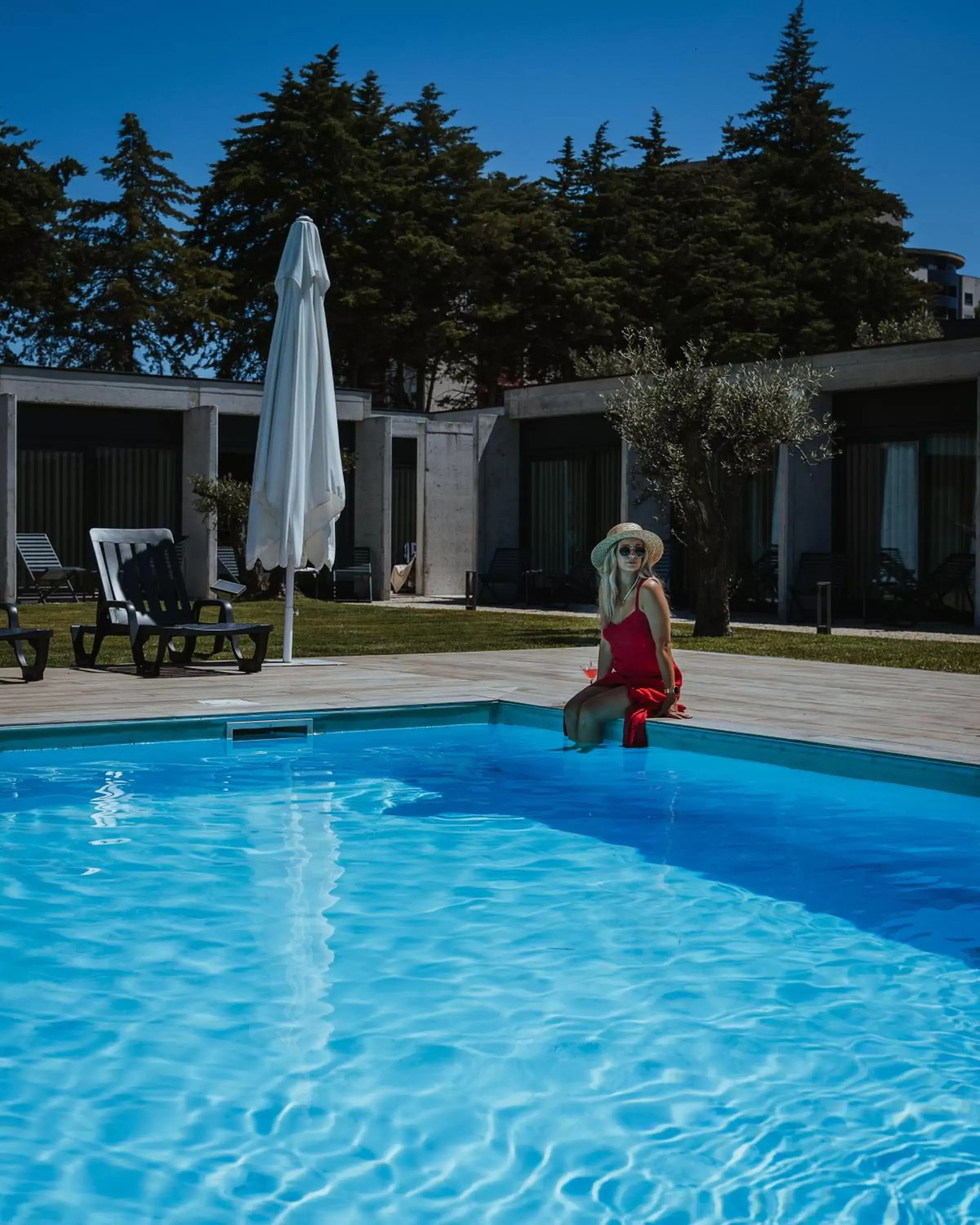 Swimming Pool in Borralha Hotel, Restaurante & Spa