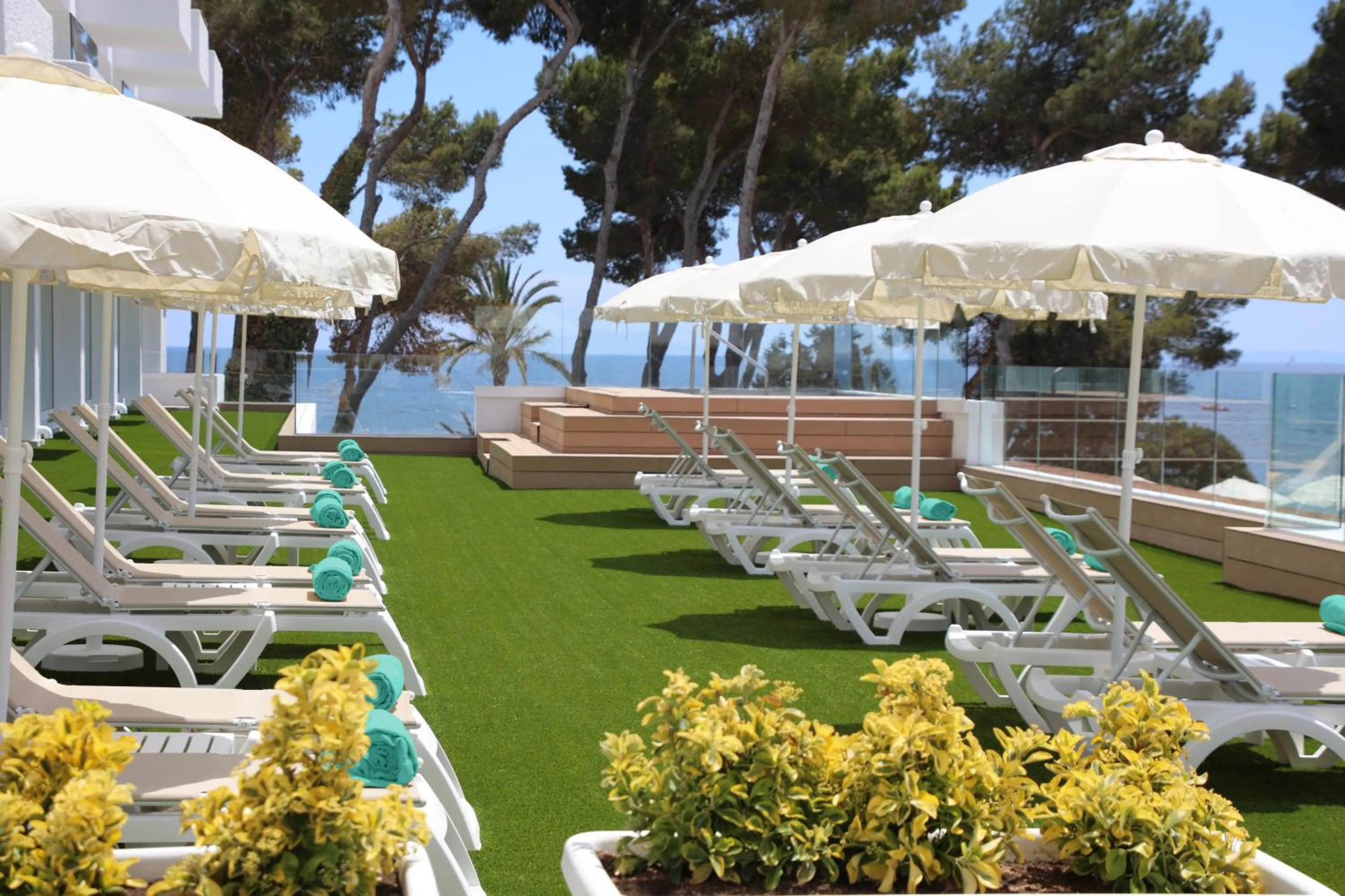 Solarium, Swimming Pool in Iberostar Selection Santa Eulalia Ibiza