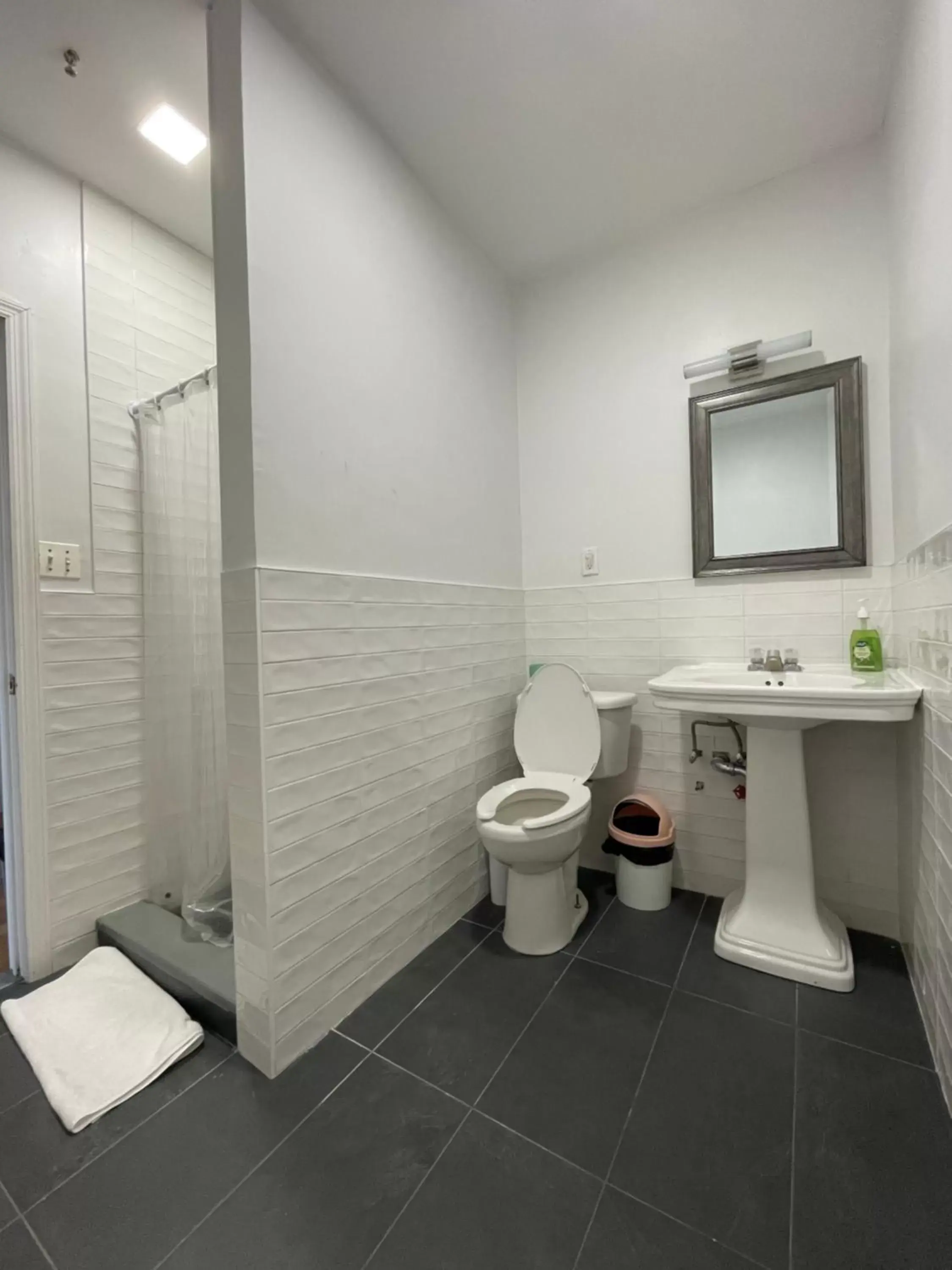 Bathroom in NY Moore Hostel