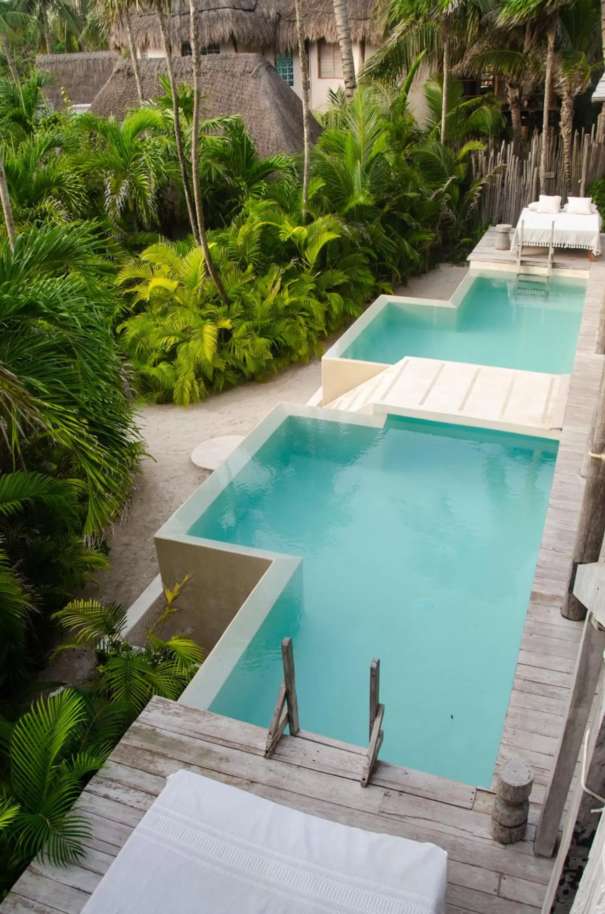 Pool view in La Valise Tulum, Member of Small Luxury Hotels Pool view in La Valise Tulum, Member of Small Luxury Hotels