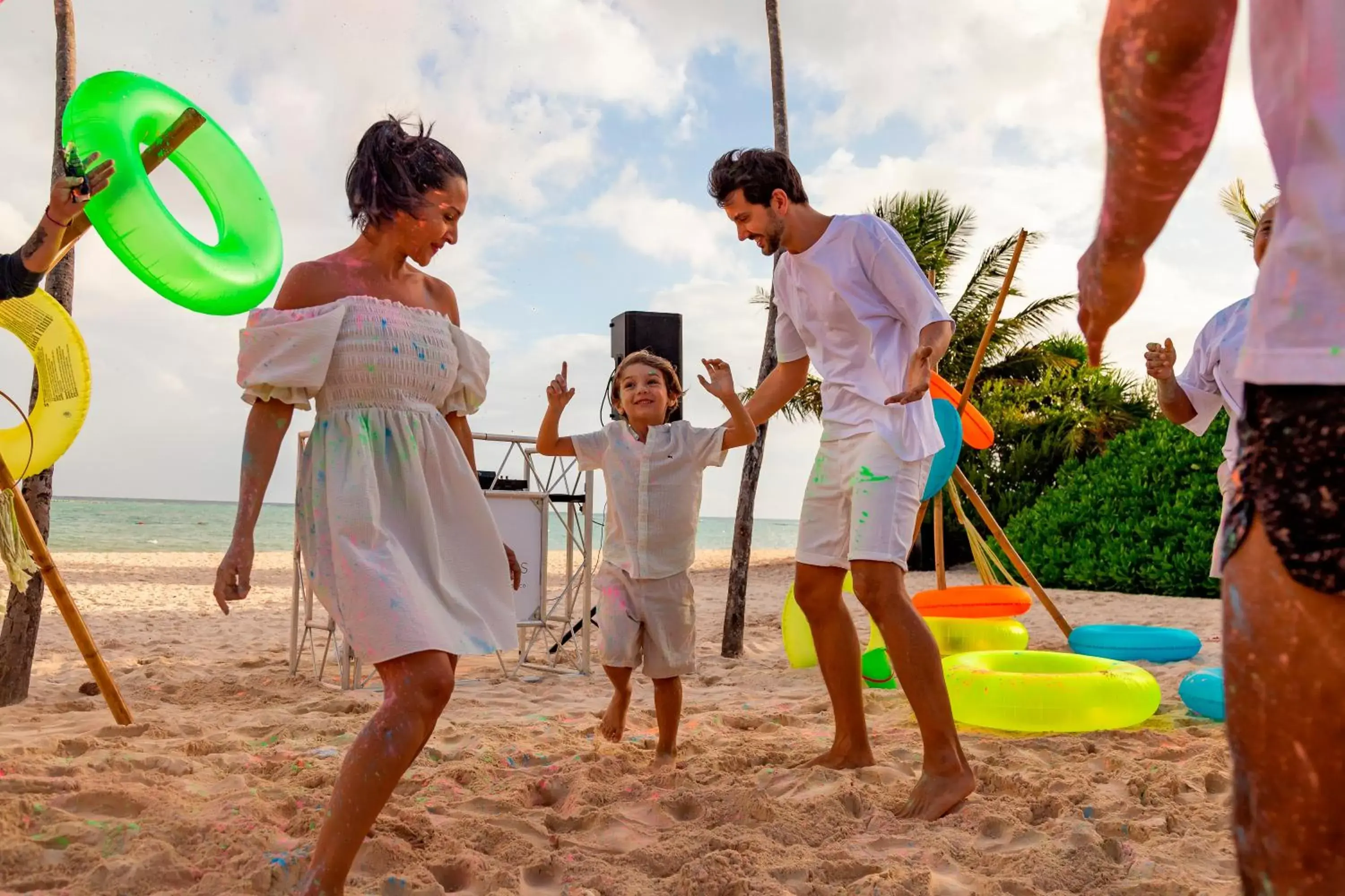 Beach, Children in Paradisus Playa del Carmen All Inclusive