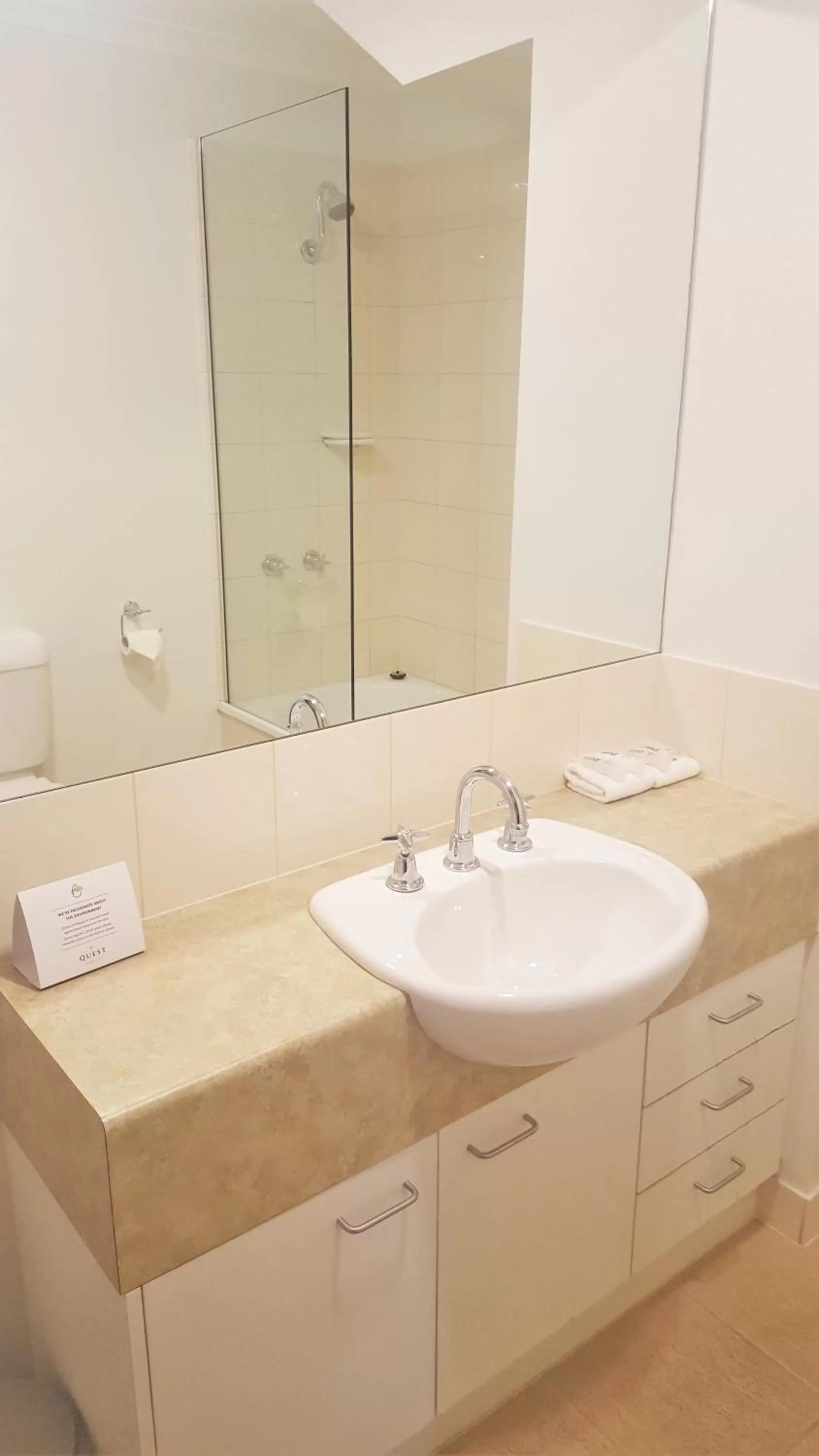 Bathroom in Quest Bendigo