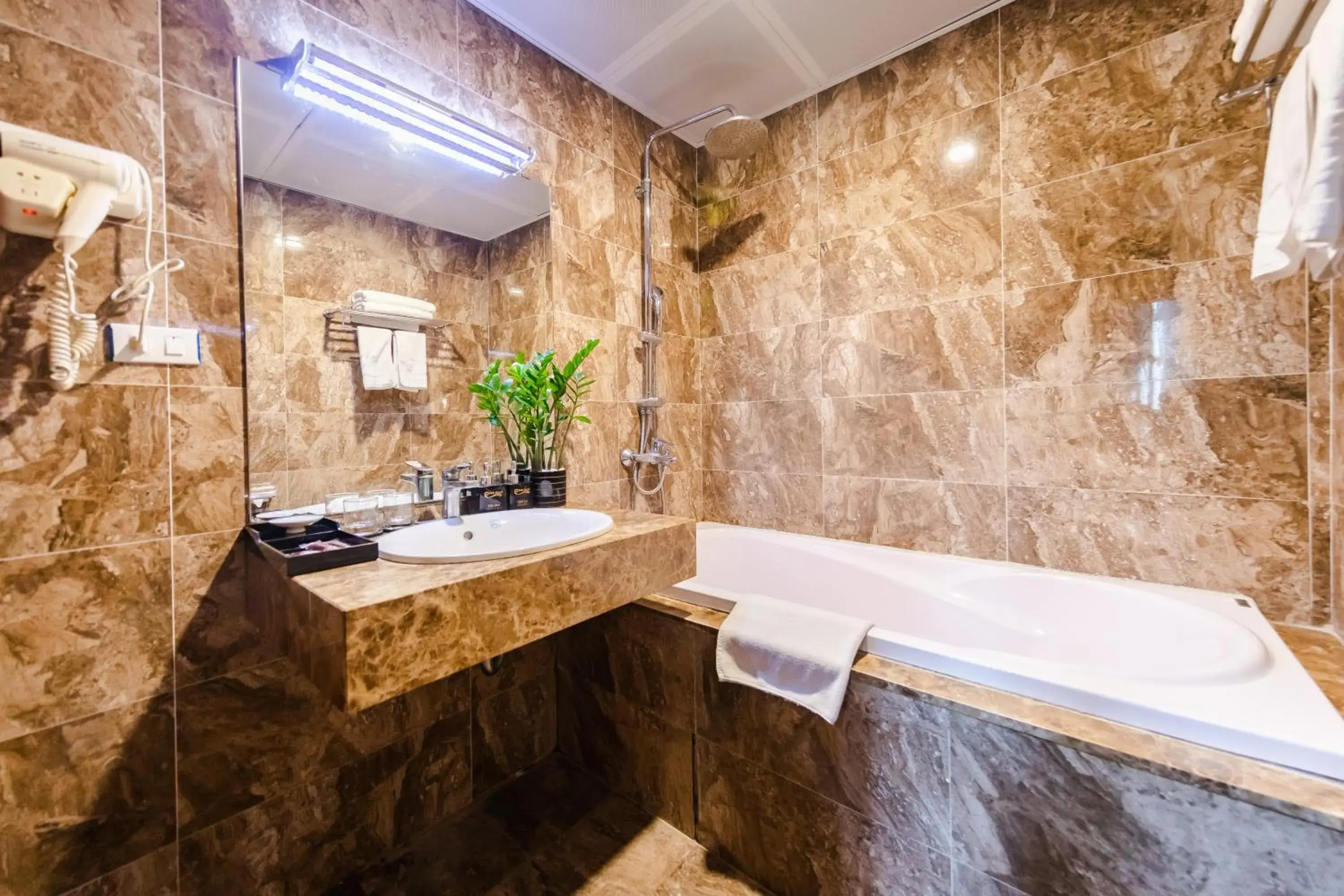 Shower, Bathroom in One Hotel