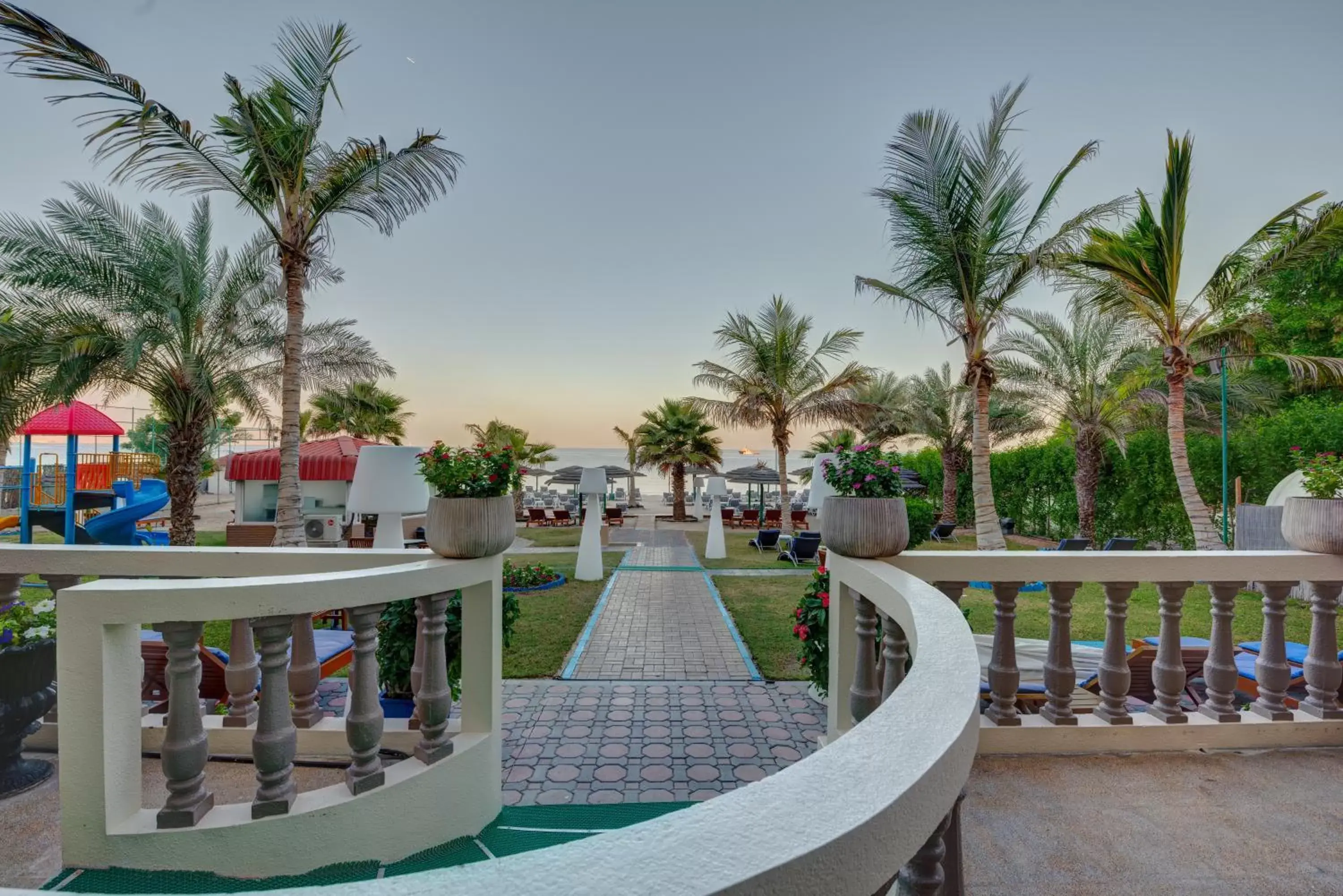 Facade/entrance in Sahara Beach Resort & Spa