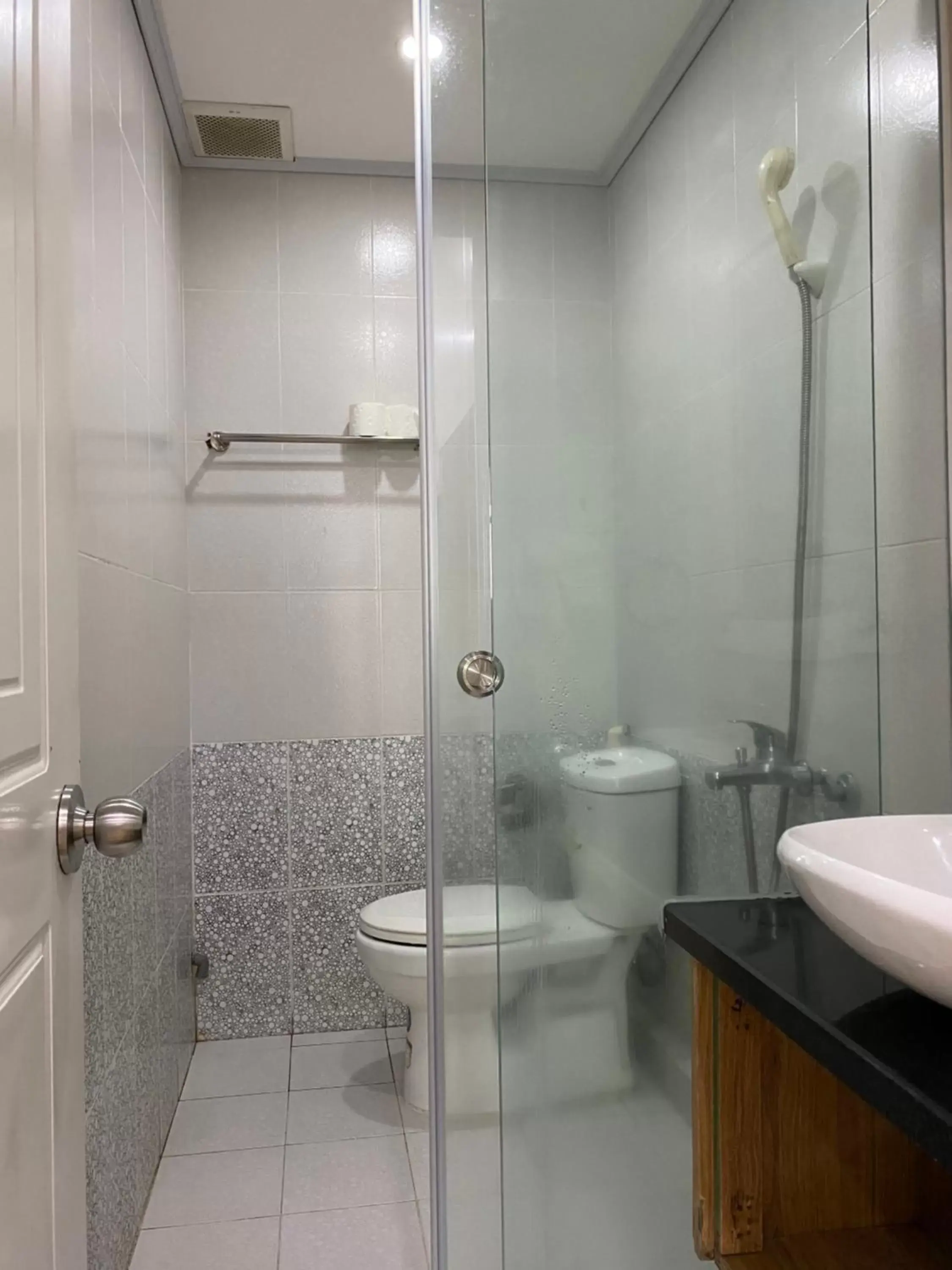 Shower, Bathroom in Gold Ocean Apartment