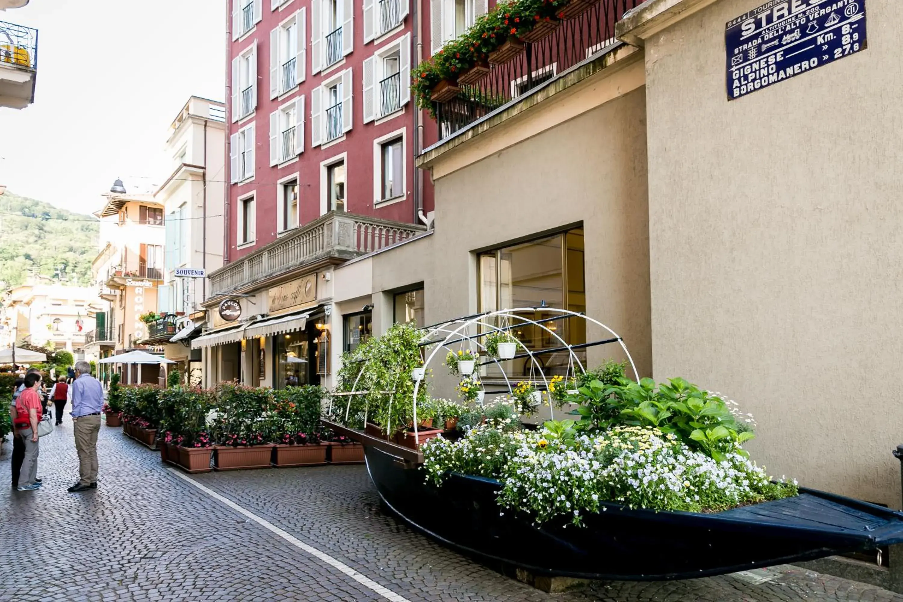 Street view, Patio/Outdoor Area in Hotel Milan Speranza Au Lac