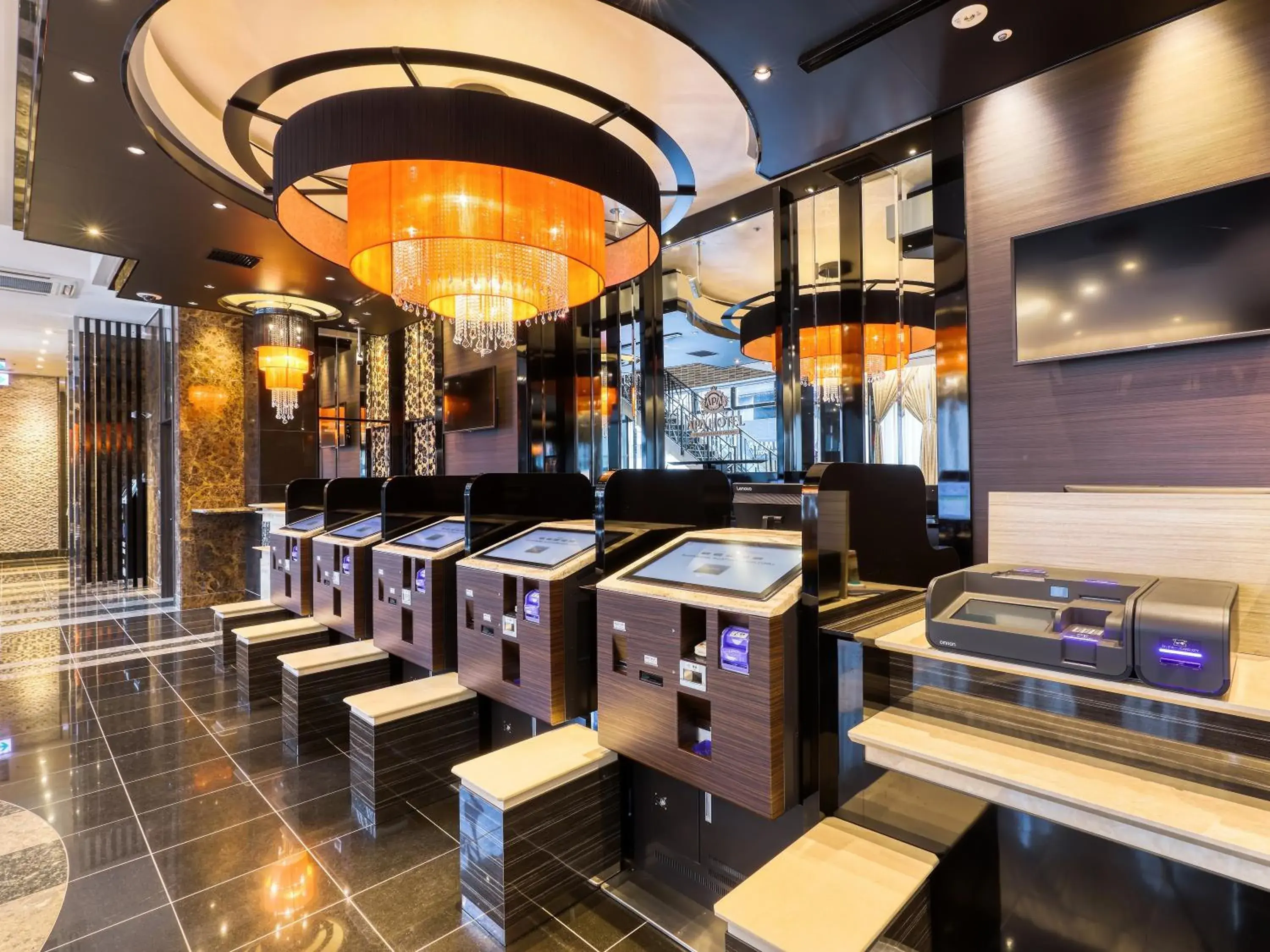 Lobby or reception in APA Hotel Hiroshima Ekimae Ohashi Lobby or reception in APA Hotel Hiroshima Ekimae Ohashi