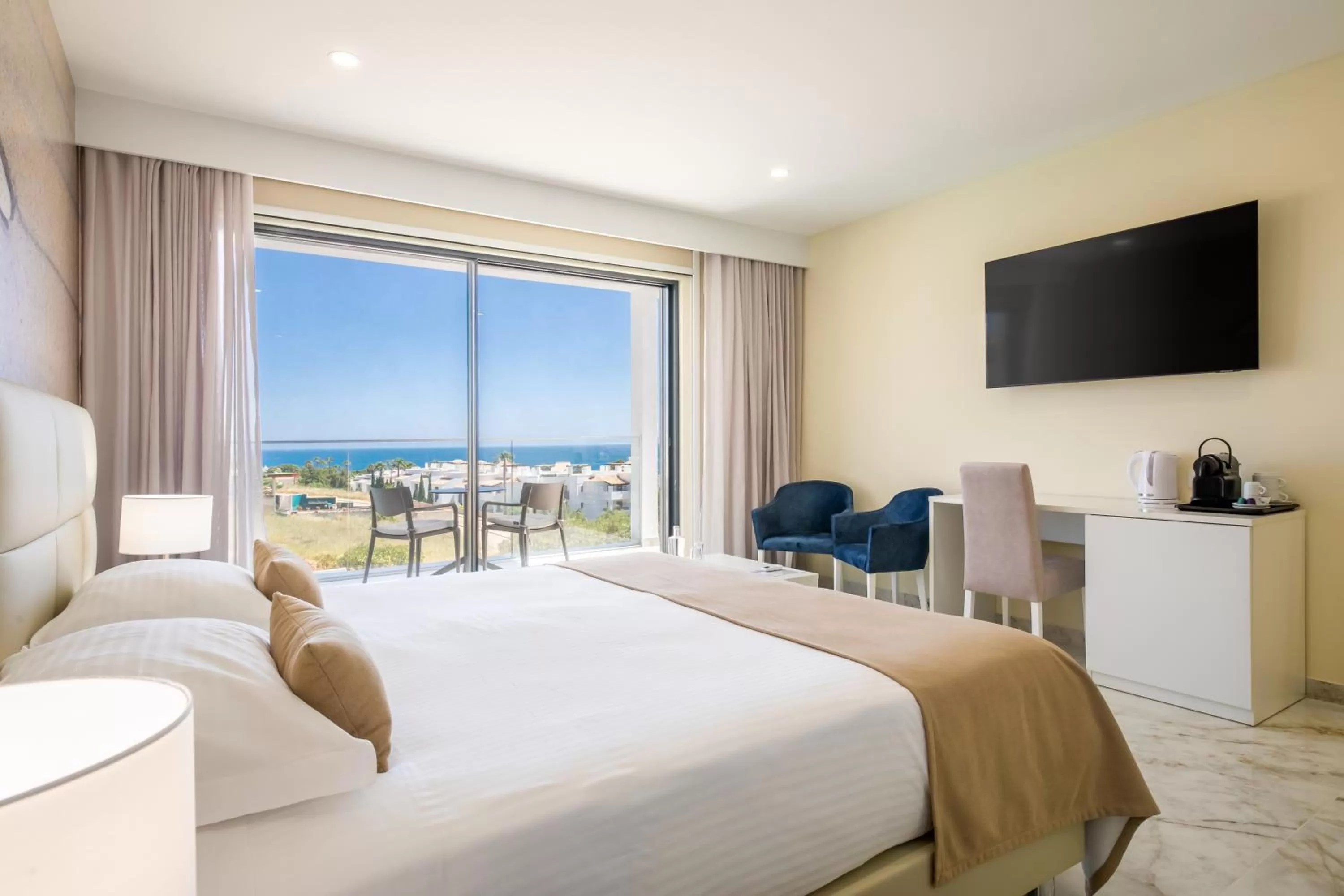 View (from property/room), Bed in Lagos Atlantic Hotel