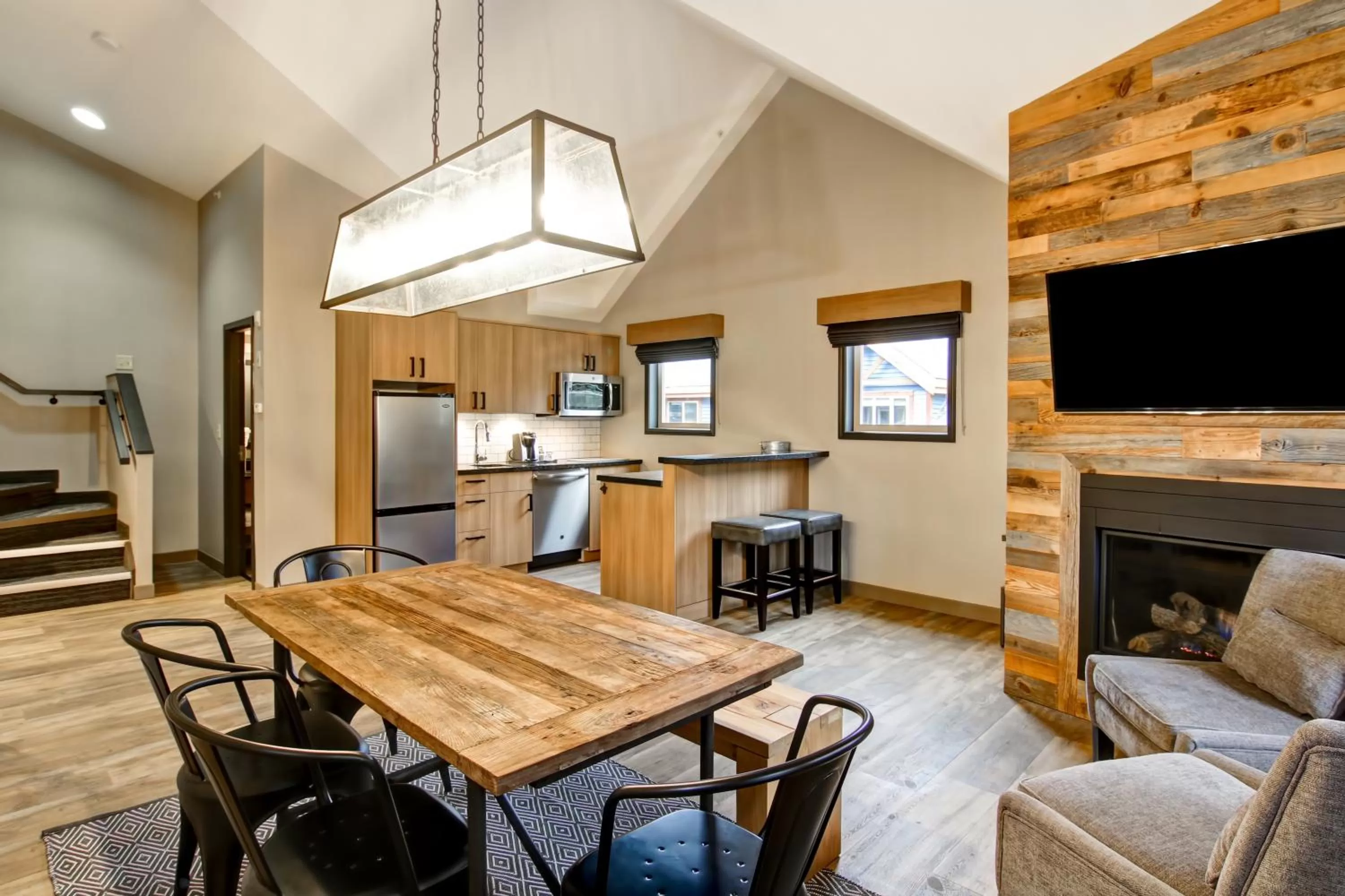 Living room in Canalta Lodge