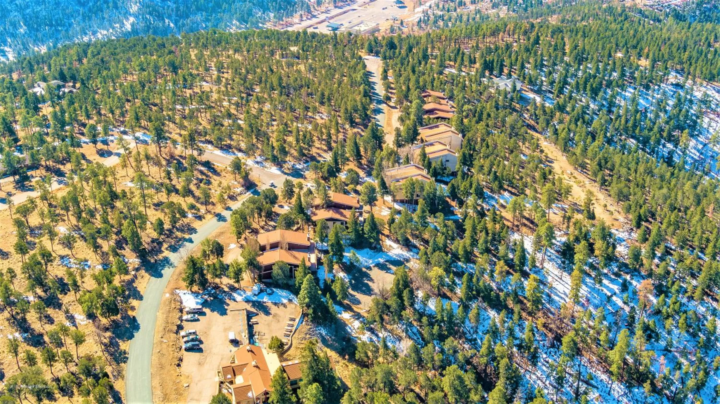 Bird's eye view in High Sierra Condominiums