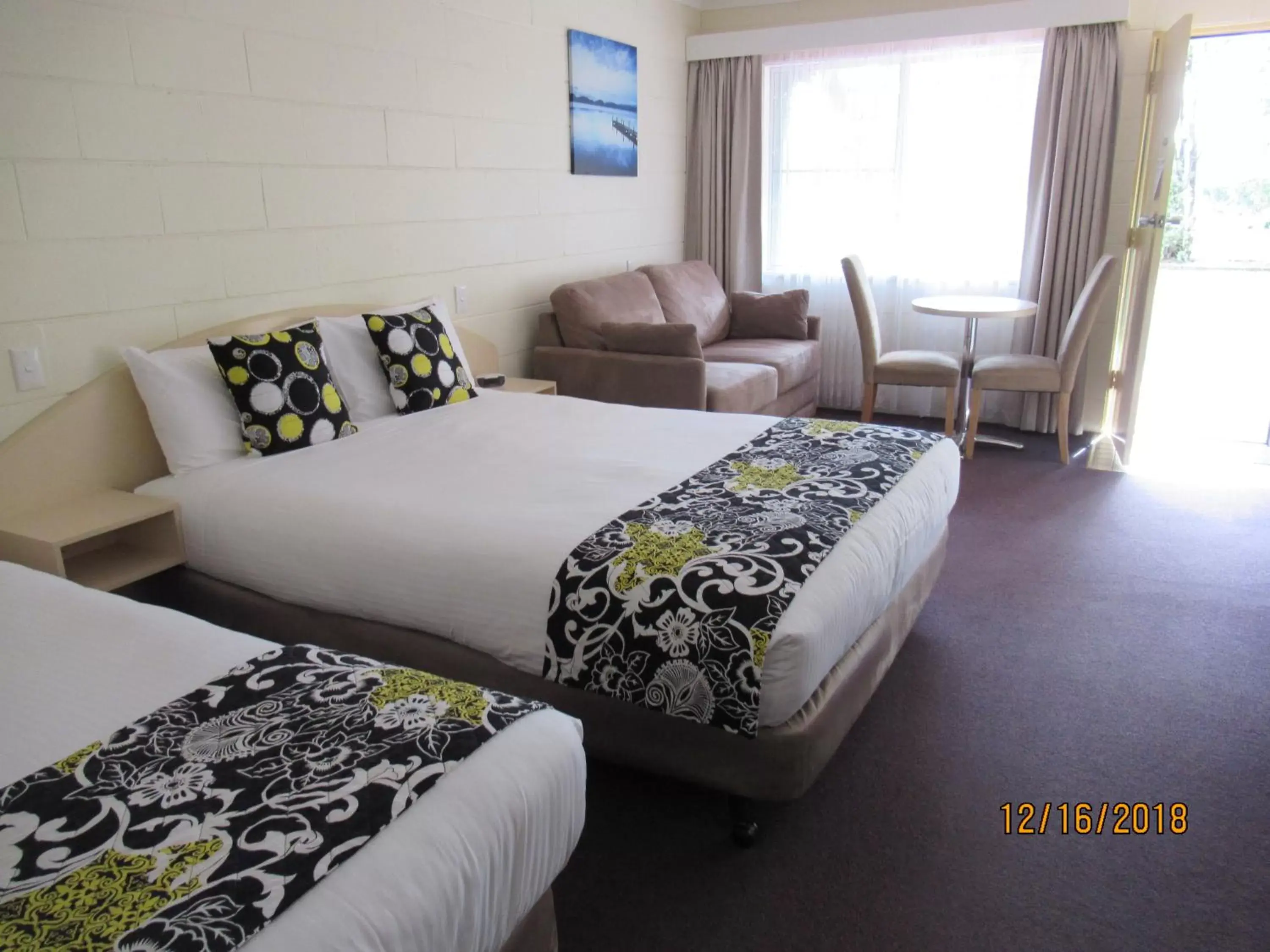 Bed in Moruya Motel