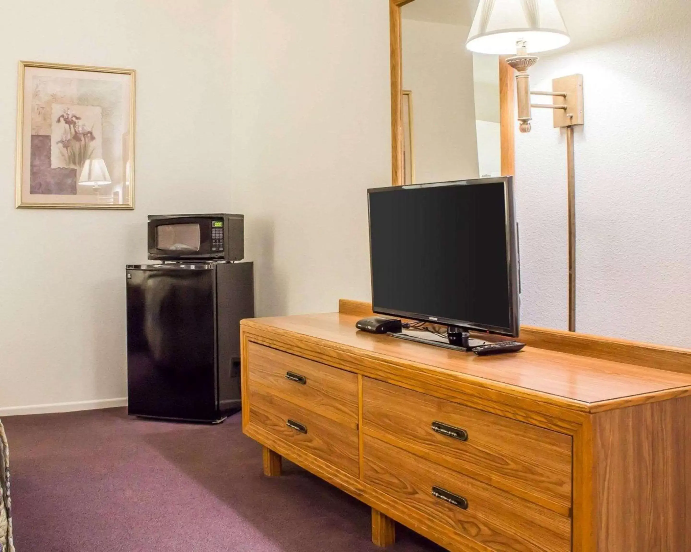 Photo of the whole room, TV/Entertainment Center in Rodeway Inn Silver Creek Inn