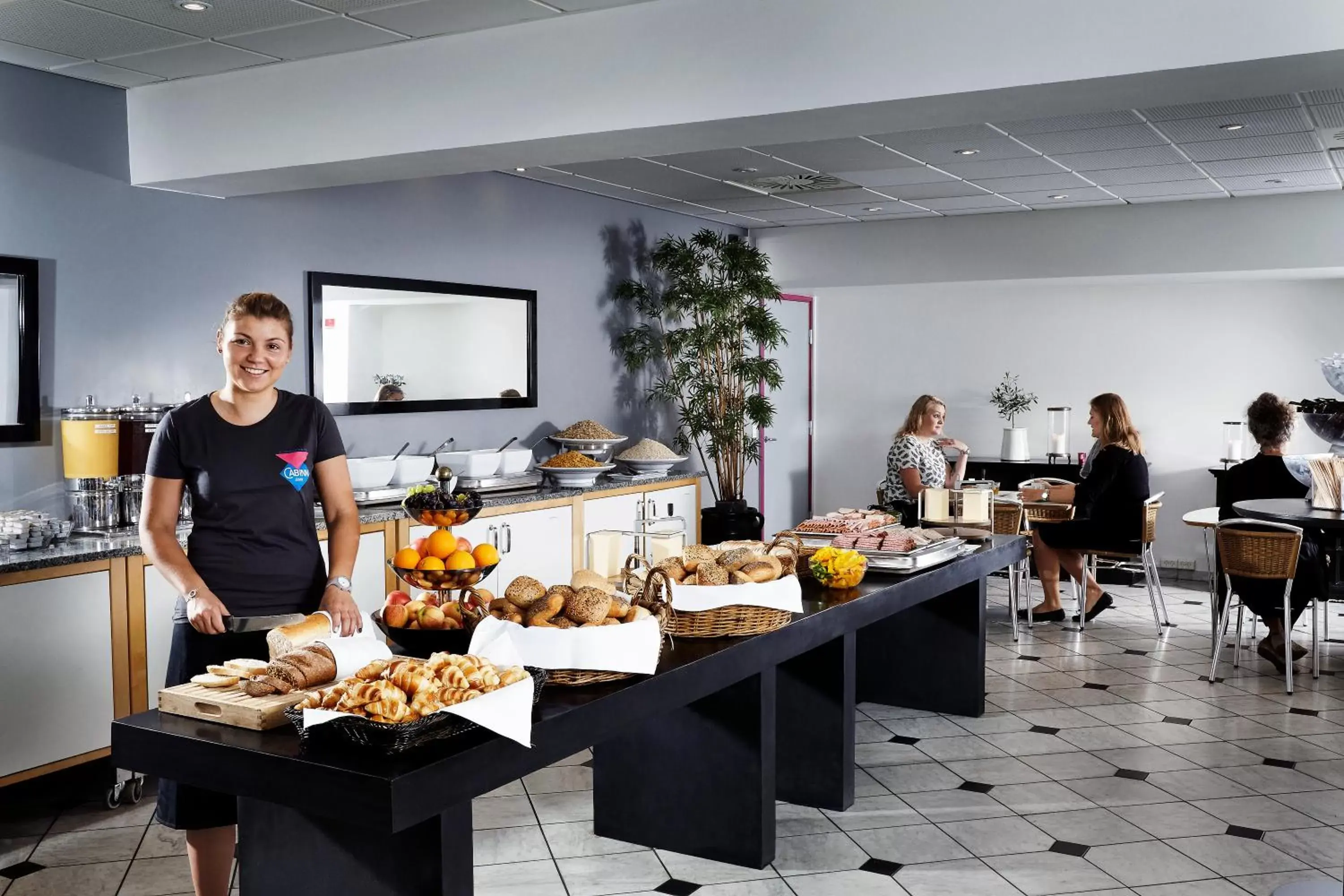 Continental breakfast in Cabinn Scandinavia