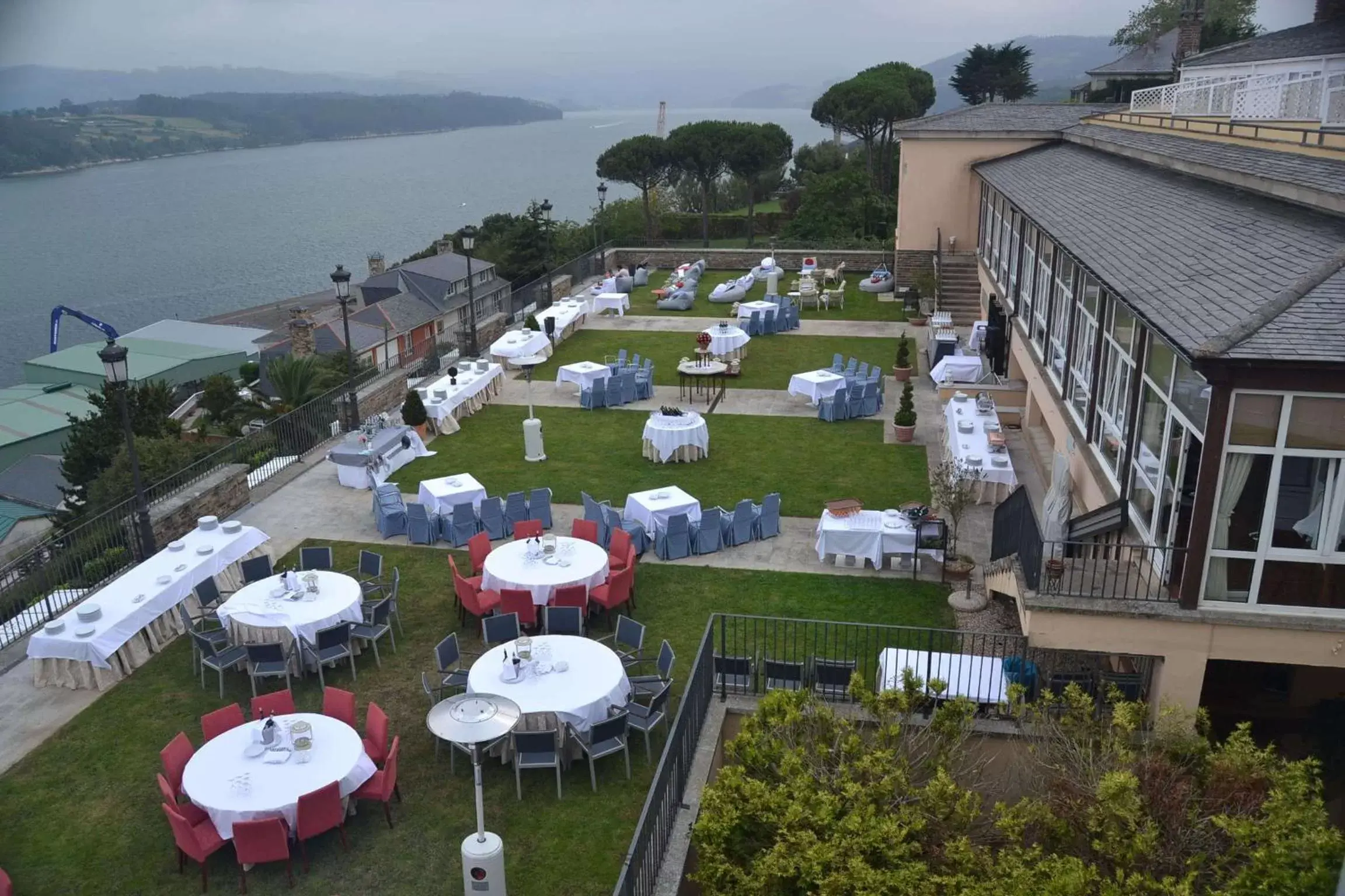 Balcony/Terrace, Bird's-eye View in Parador de Ribadeo