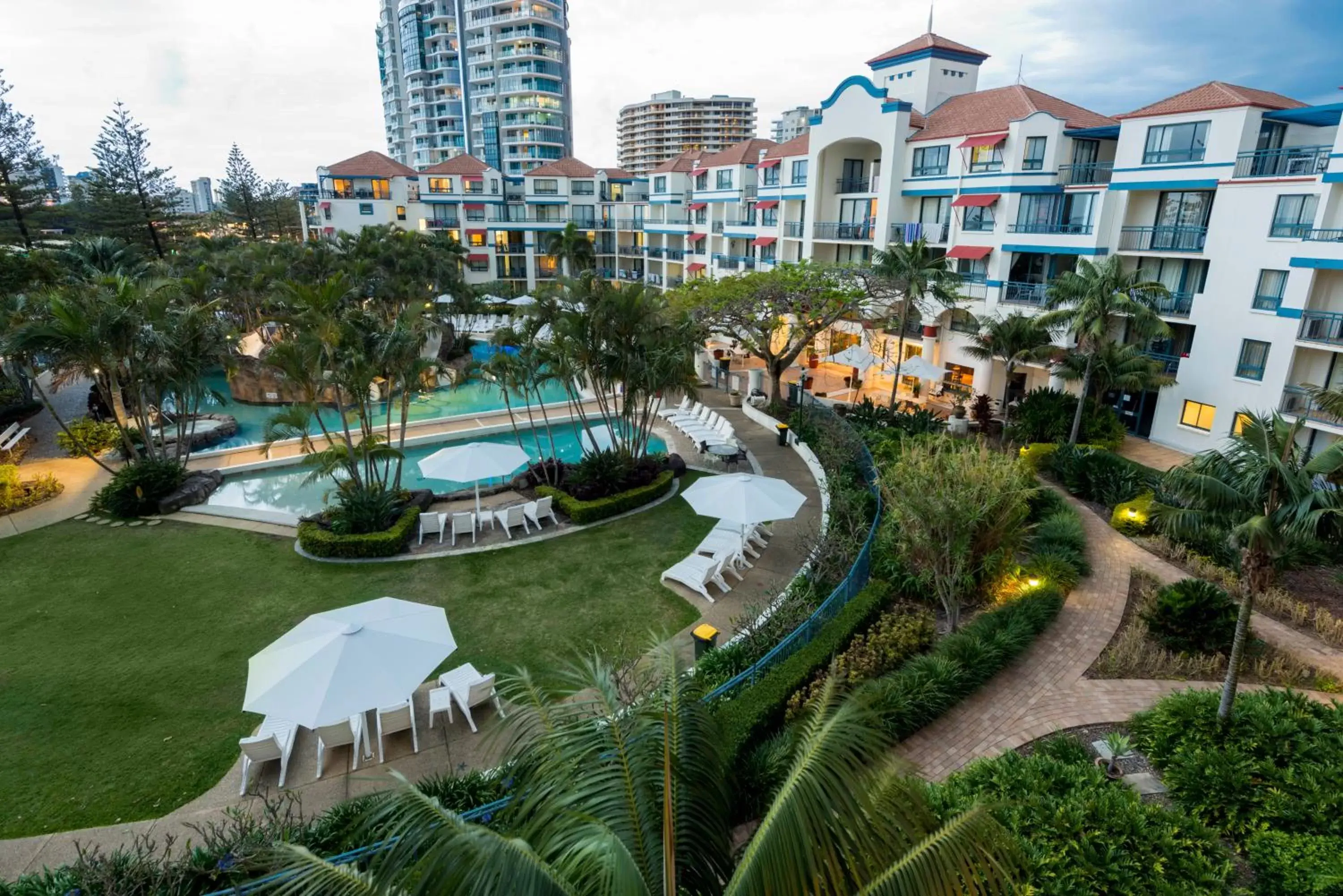 Area and facilities, Pool View in Oaks Gold Coast Calypso Plaza Suites