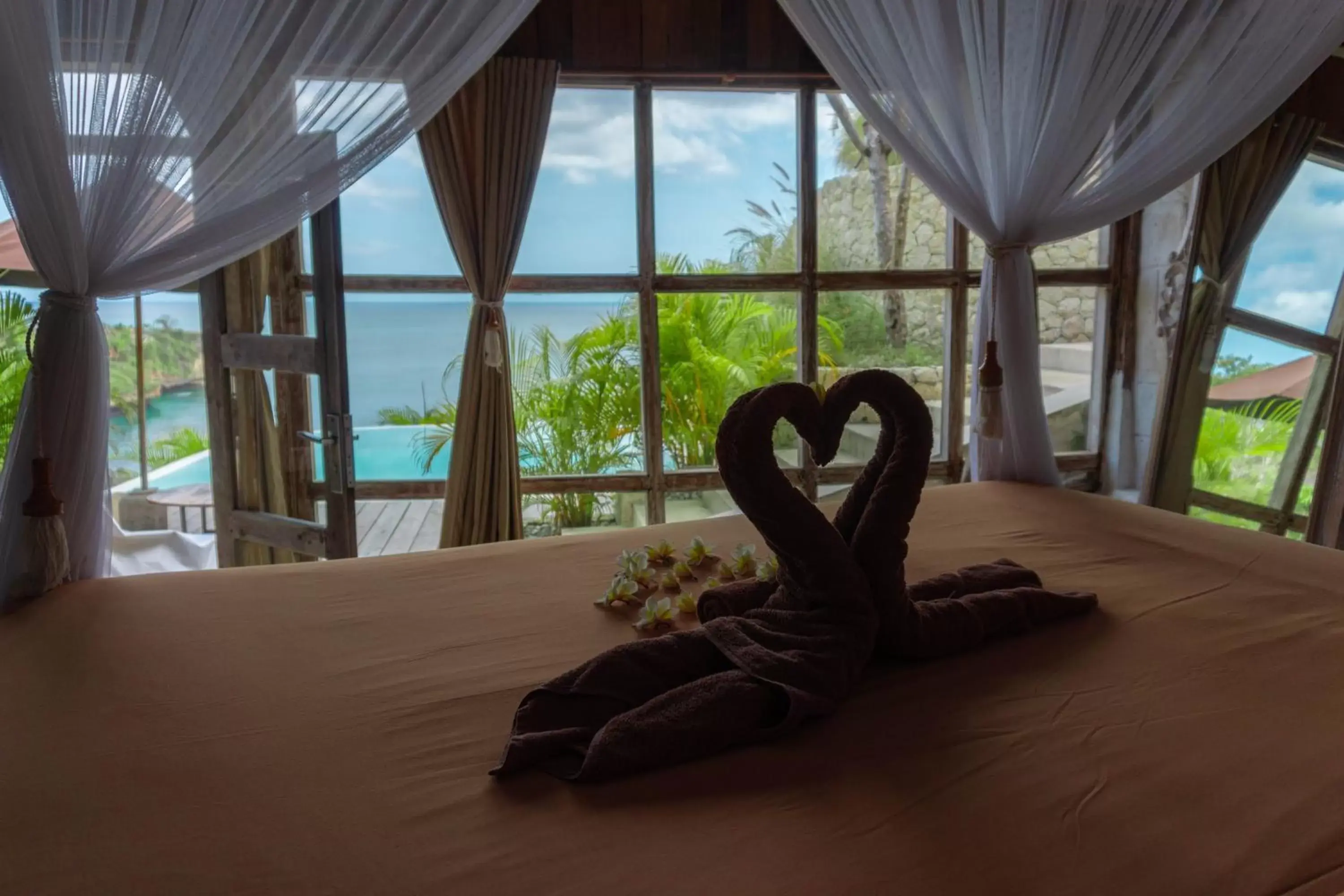 Sea view, Bed in La Joya Biu Biu Resort - CHSE Certified