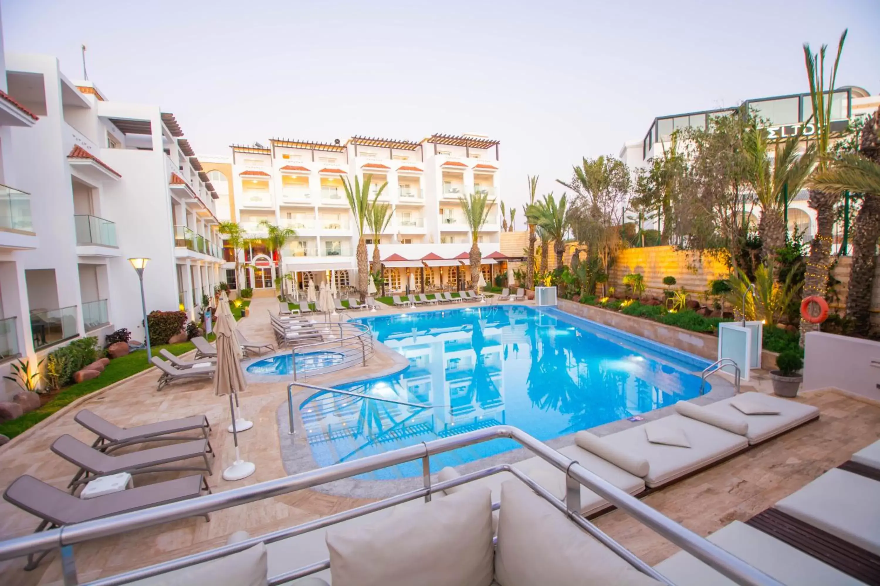 Property building, Swimming Pool in Hotel Timoulay and Spa Agadir