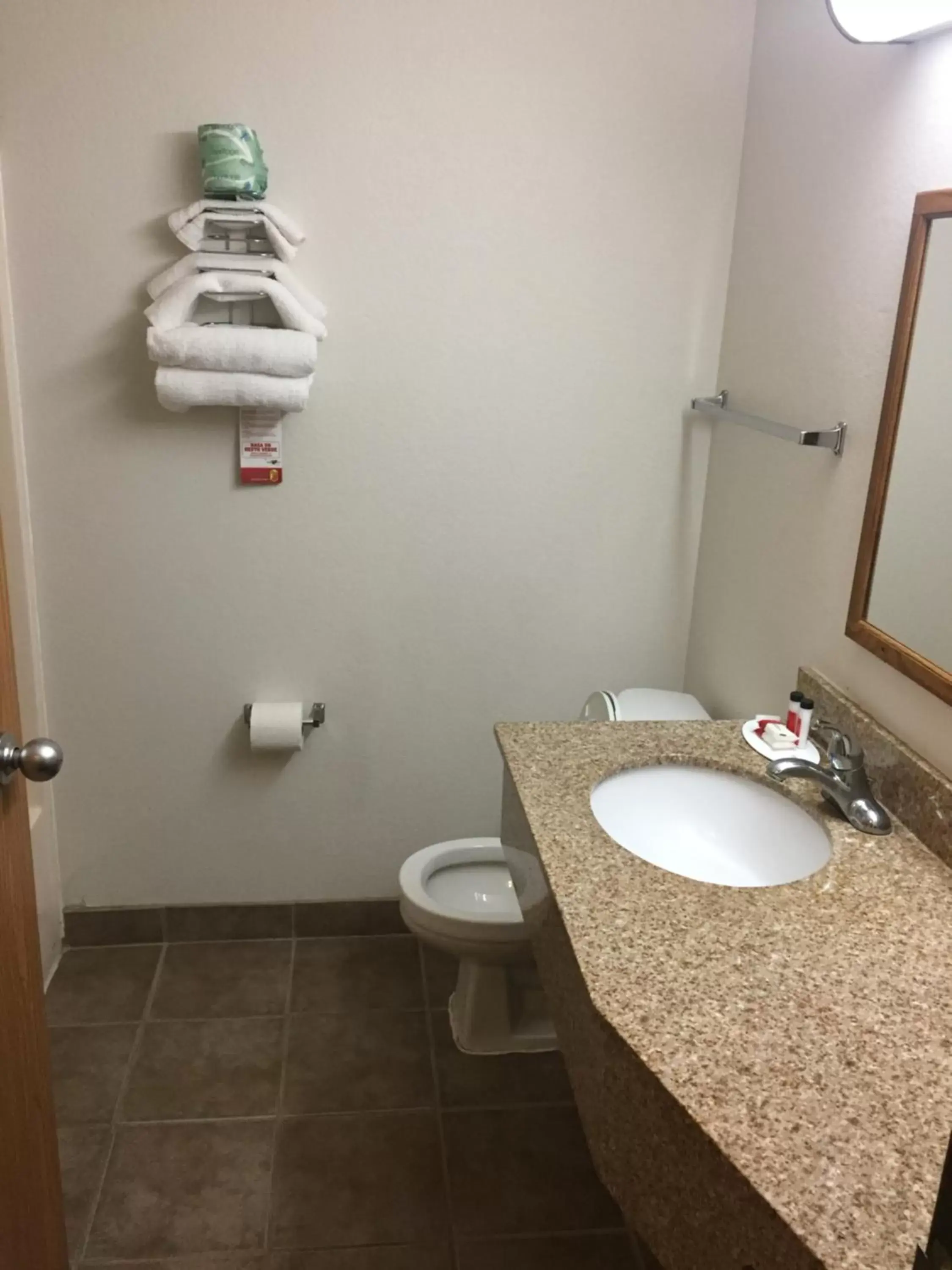 Bathroom in Super 8 by Wyndham College Station