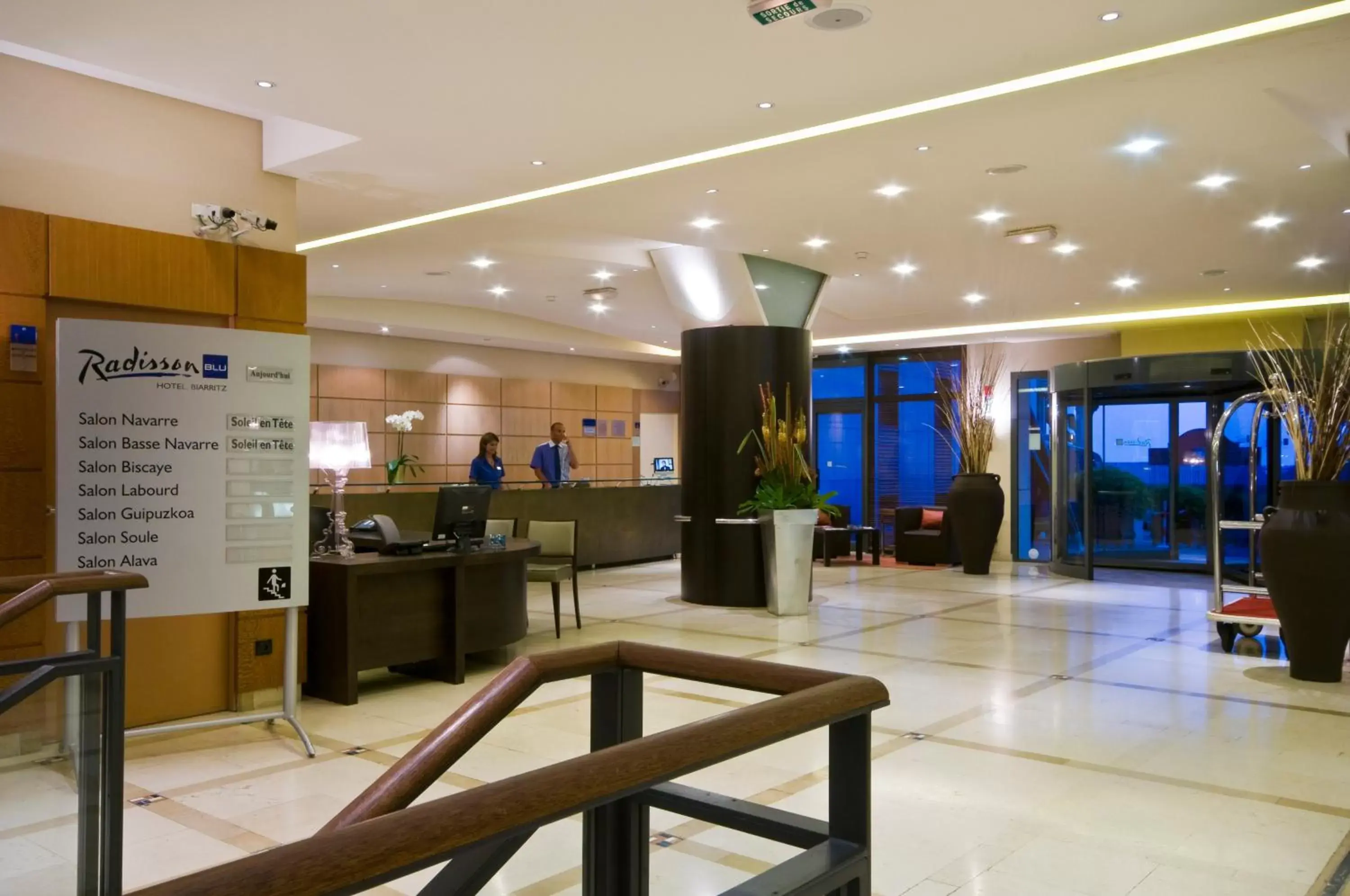 Lobby or reception, Lobby/Reception in Radisson Blu Hotel Biarritz