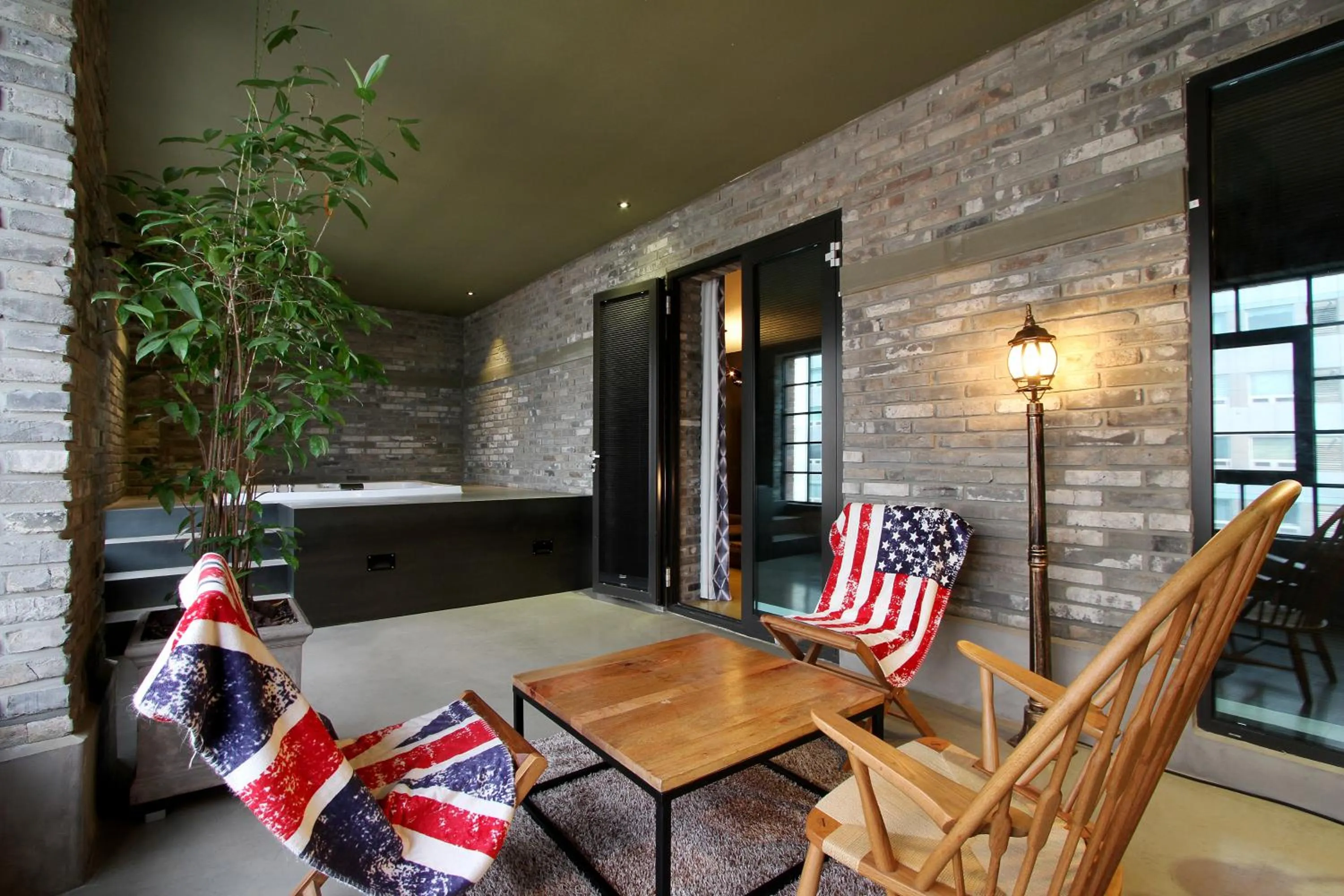 Patio in Boutique Hotel Loft