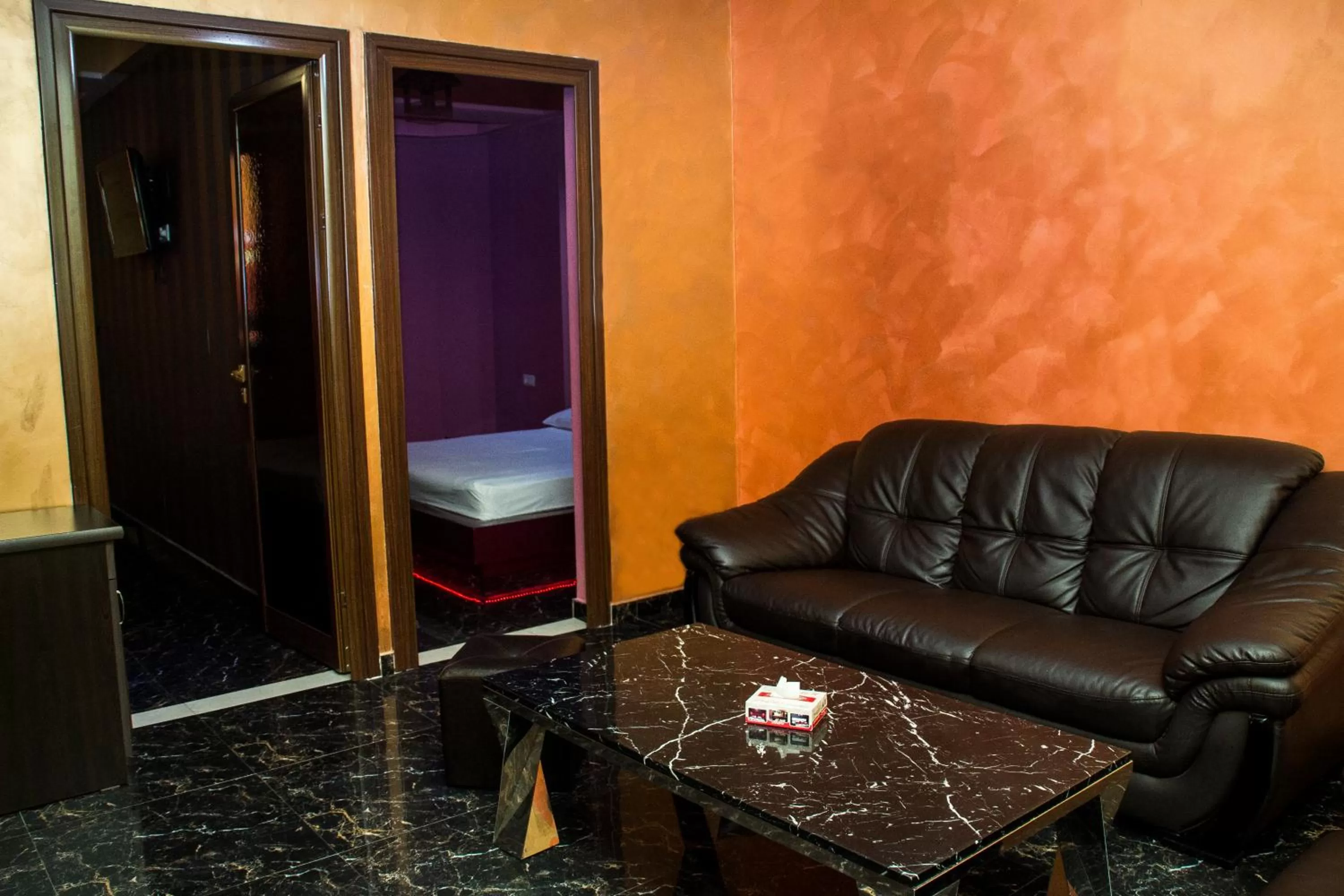 Living room in Mirage Hotel