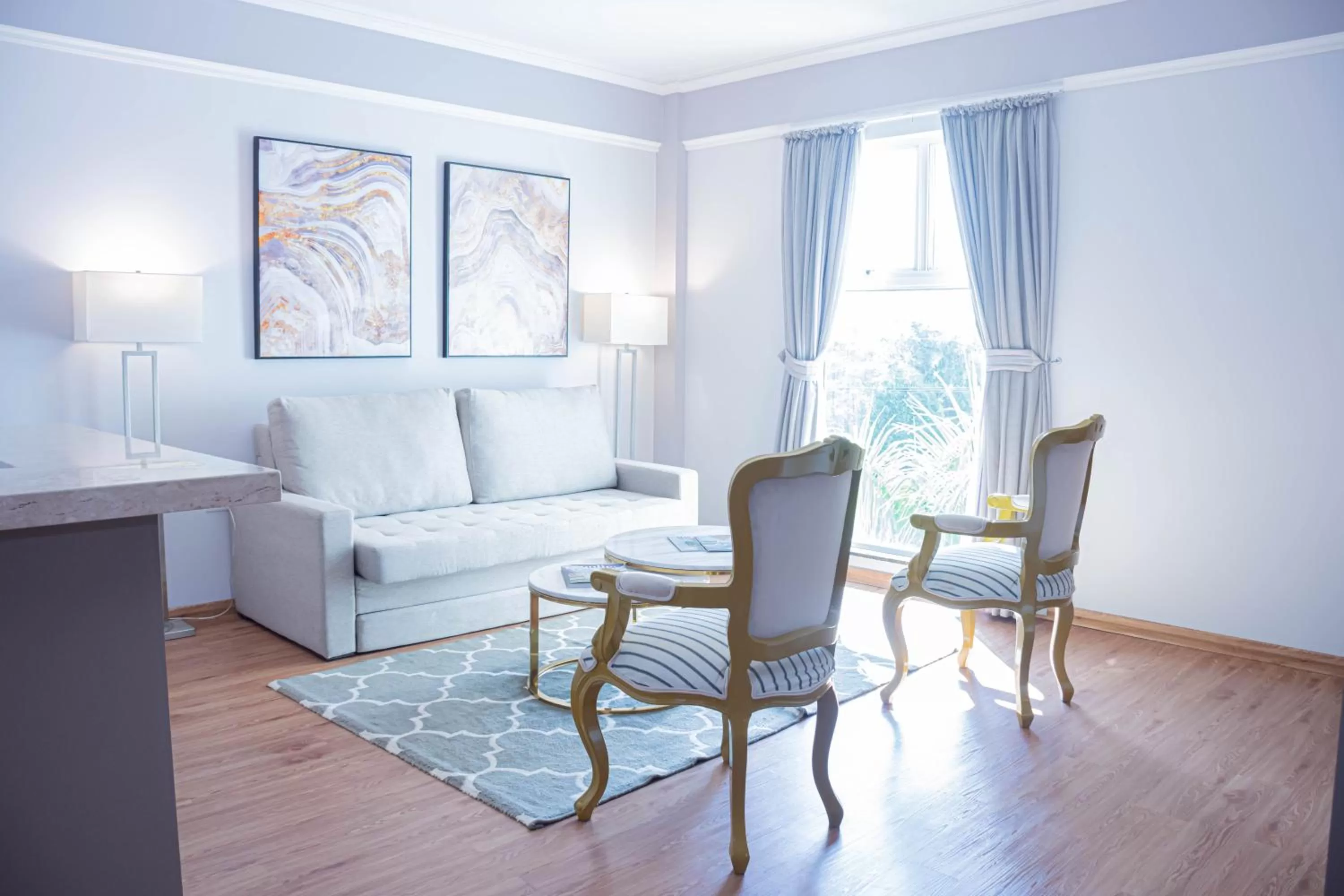 Living room in Bisinii Boutique Hotel