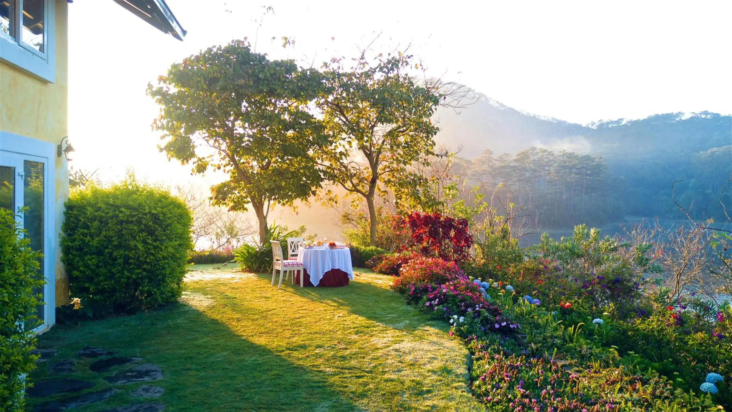 Garden view in Binh An Village Resort