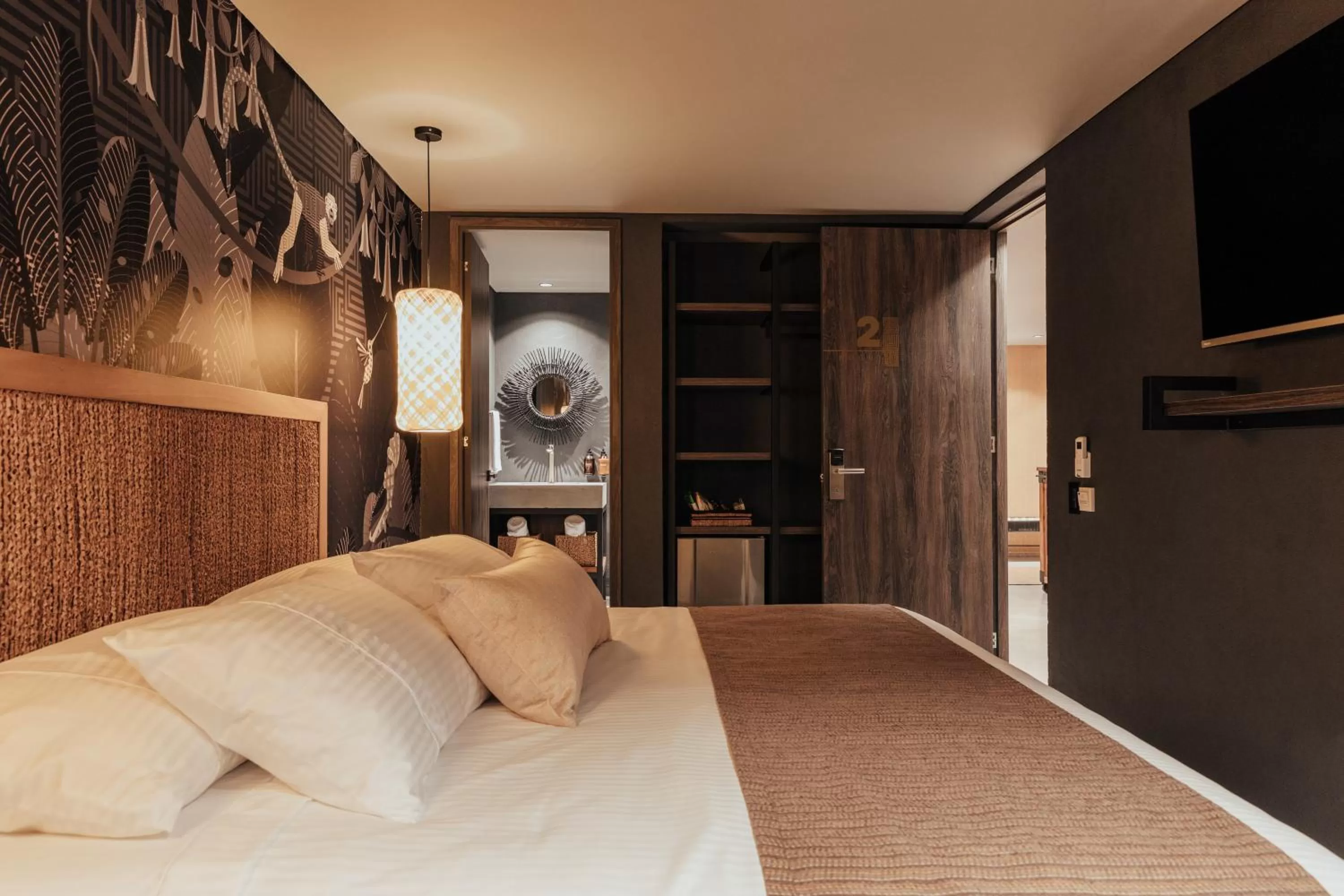 Bed in Sui Boutique Hotel