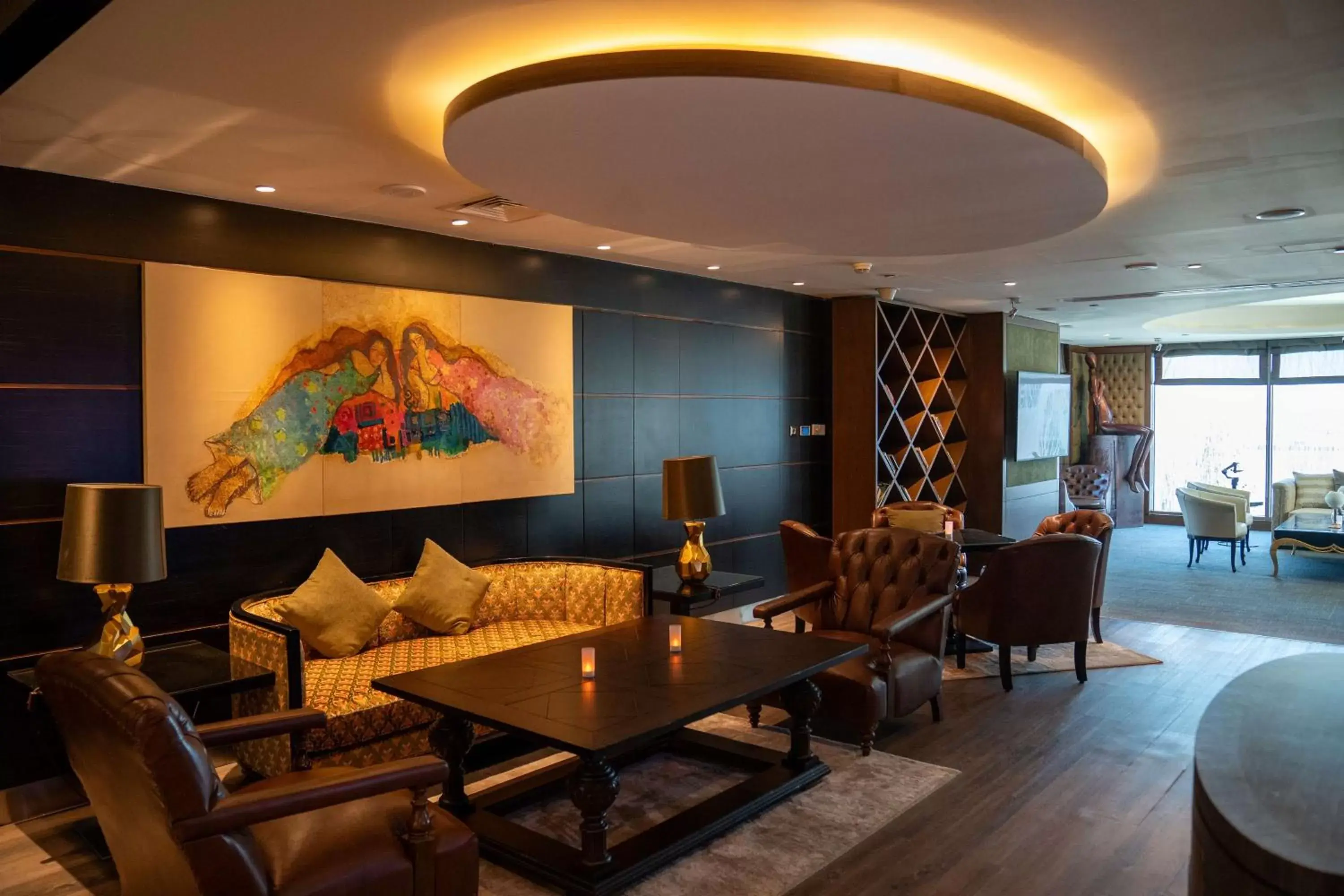 Restaurant/places to eat, Lounge/Bar in Hilton Amman