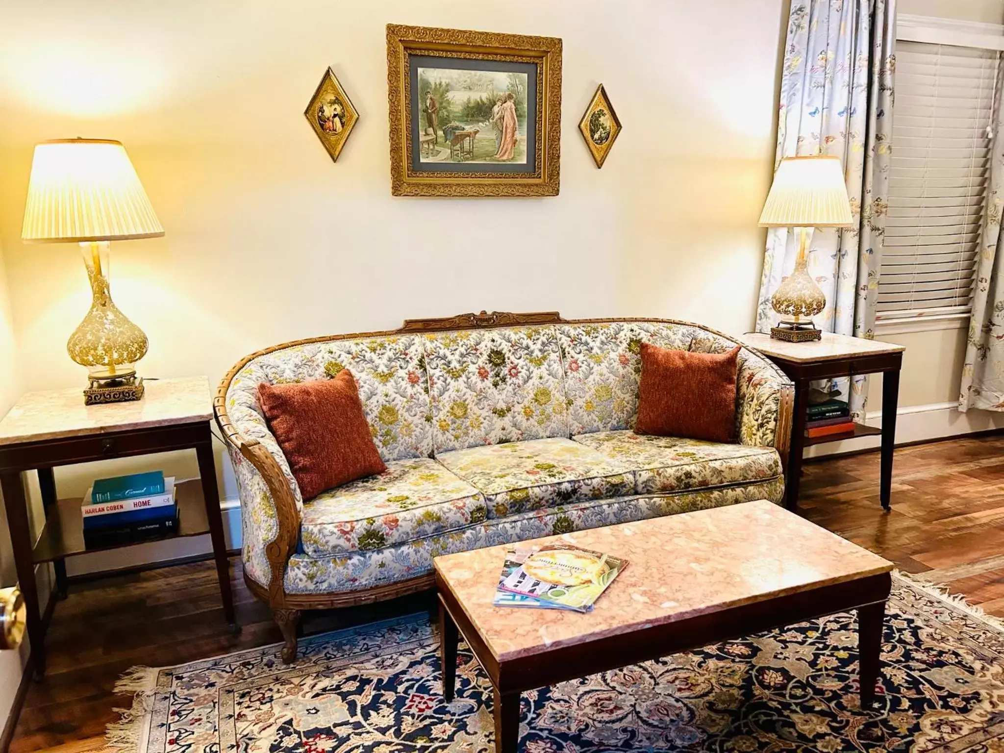 Seating Area in The Claiborne Bed and Breakfast