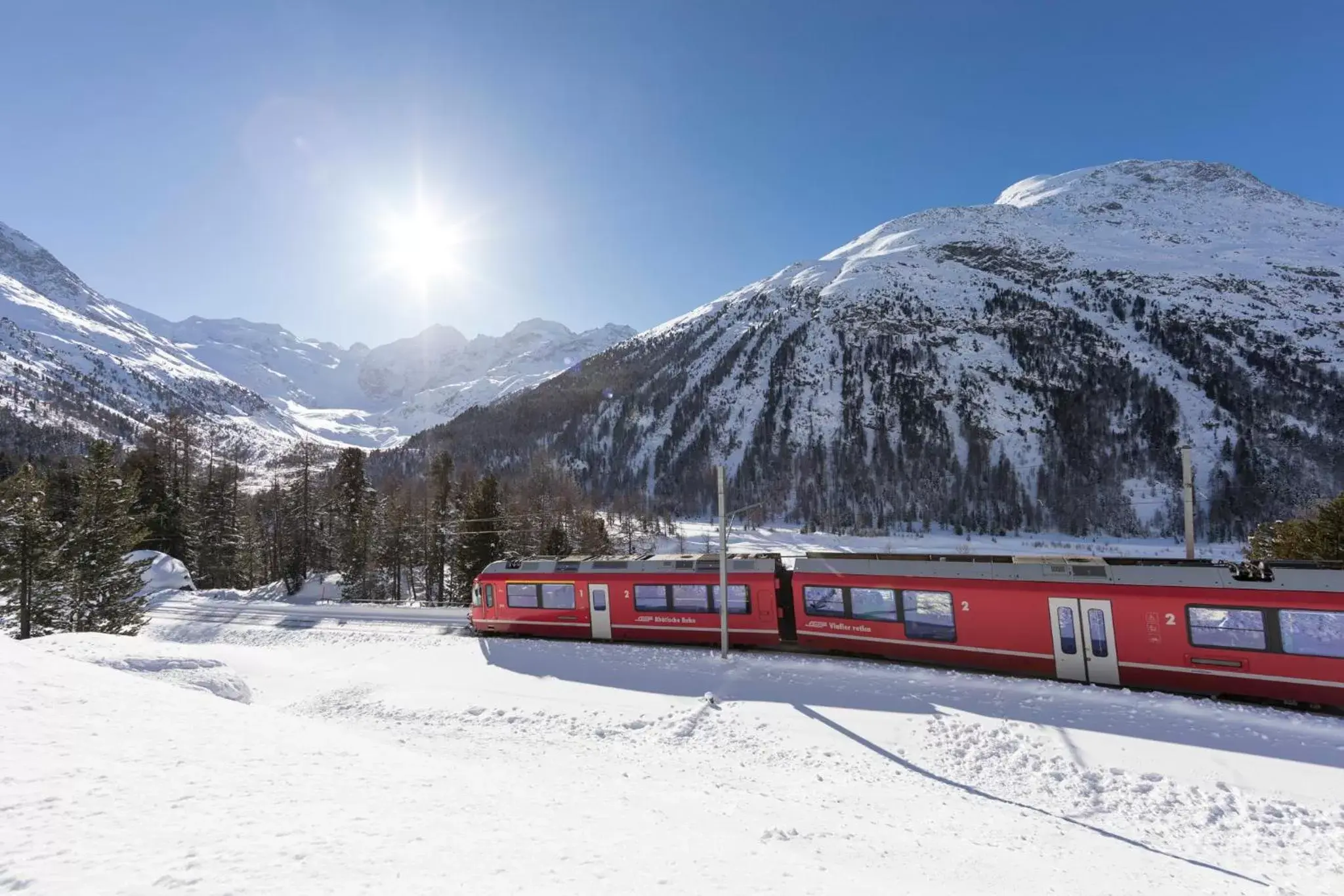 Nearby landmark, Winter in Hotel Bernina