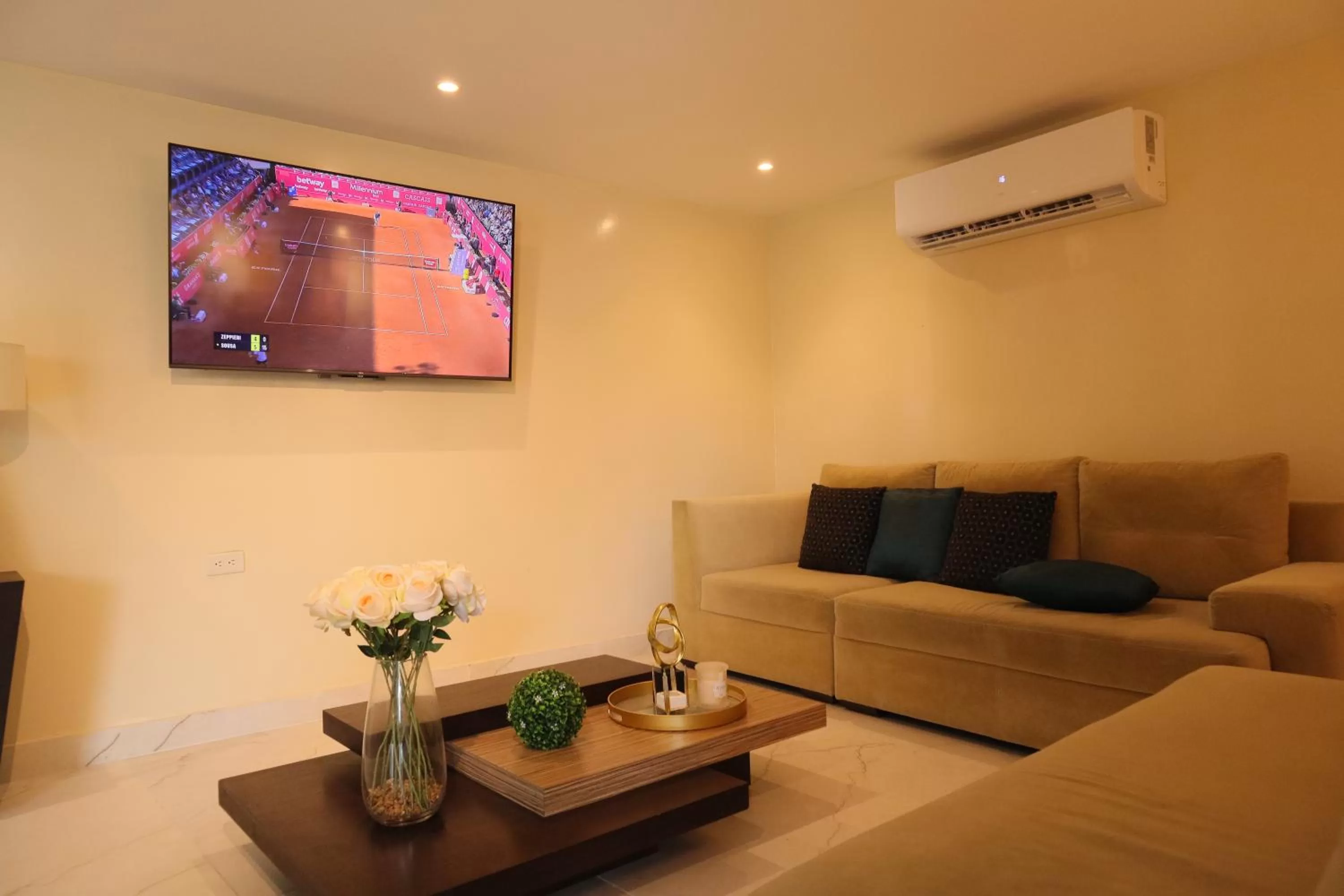 Communal lounge/ TV room in Hotel Sada