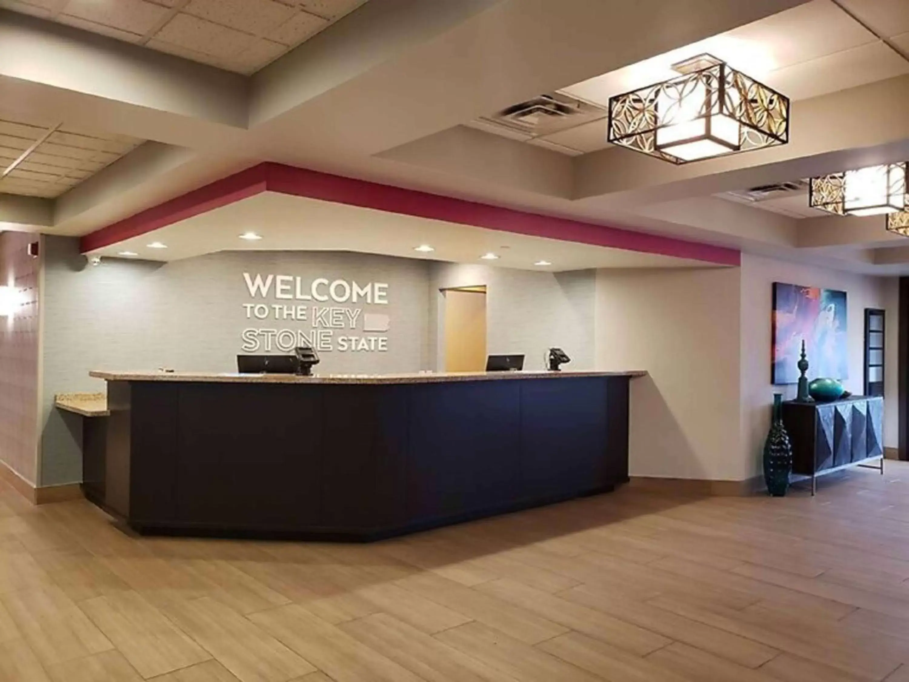 Lobby or reception in Hampton Inn Greensburg Lobby or reception in Hampton Inn Greensburg