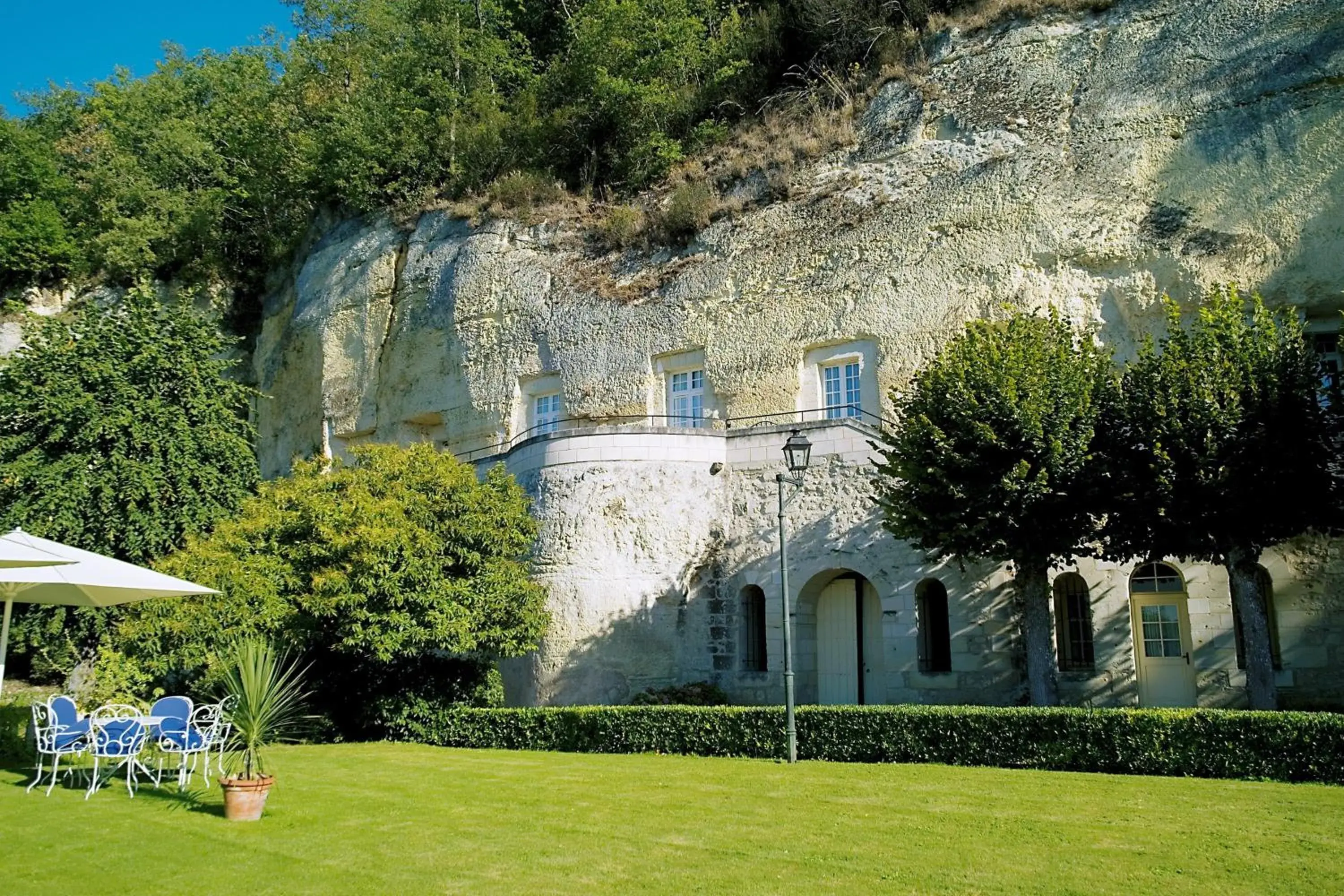 Garden in Hotel Les Hautes Roches