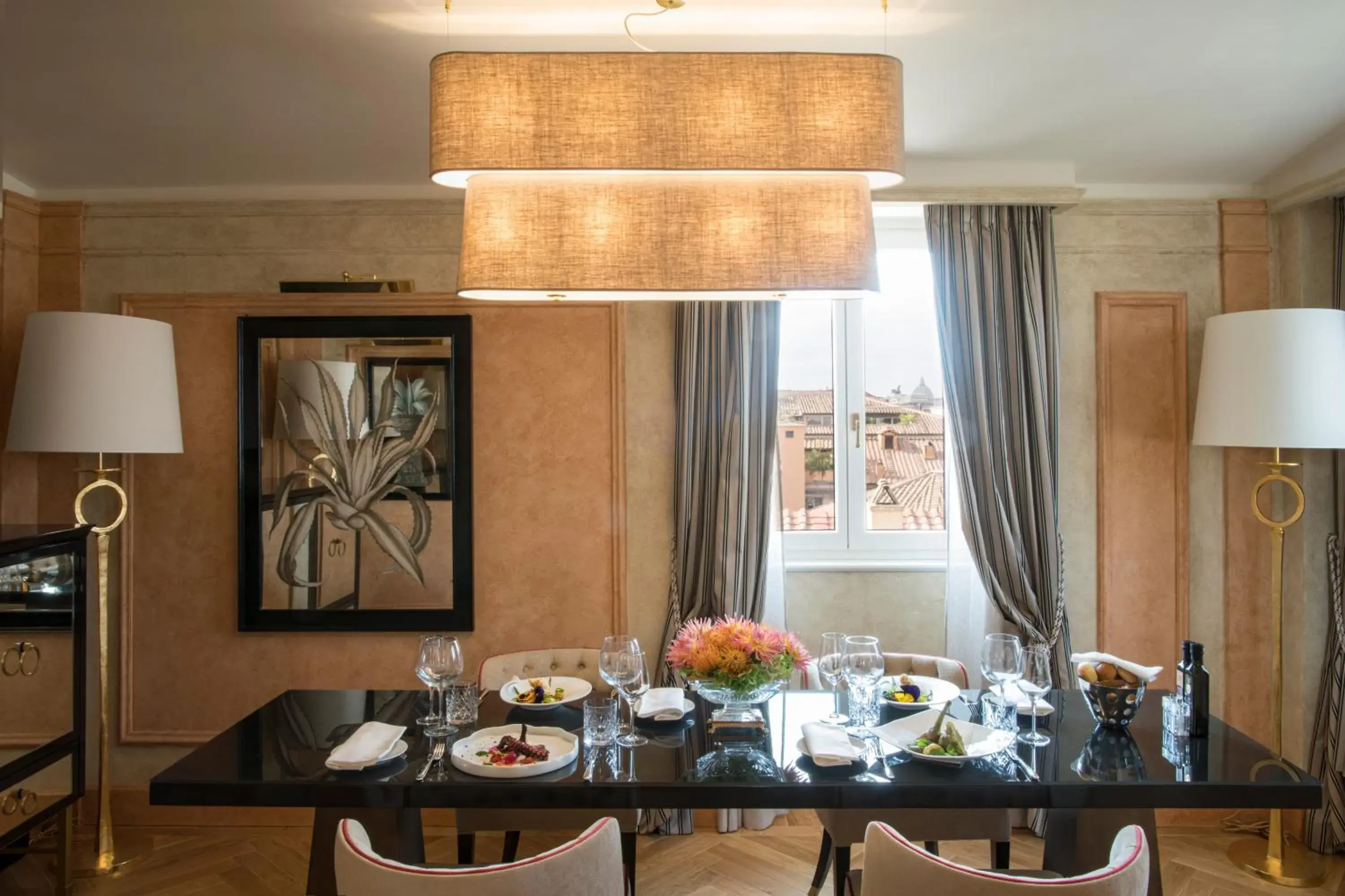 Living room, Restaurant/Places to Eat in Hotel d'Inghilterra Roma - Starhotels Collezione