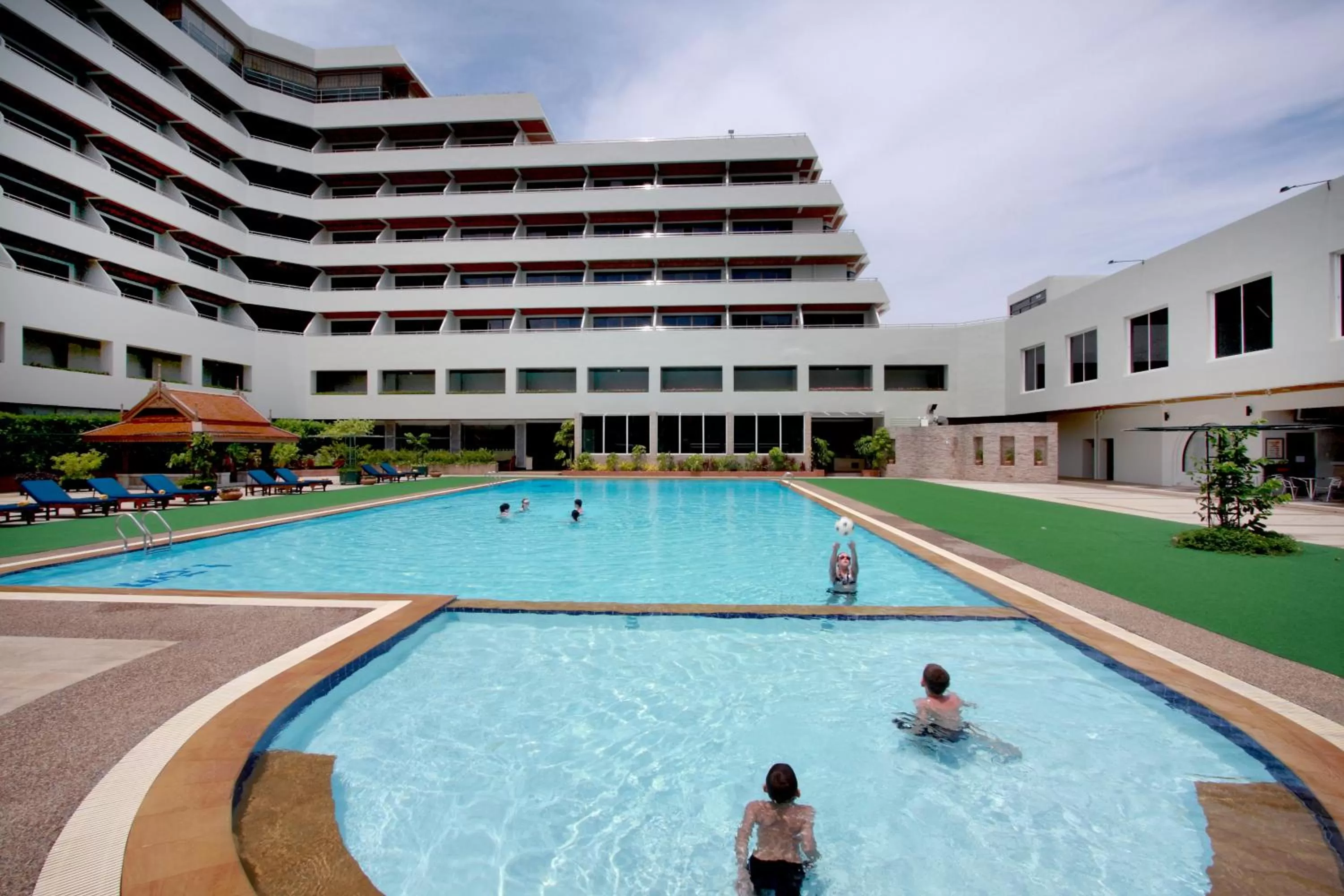 Swimming pool in Patong Resort Hotel - SHA Extra Plus