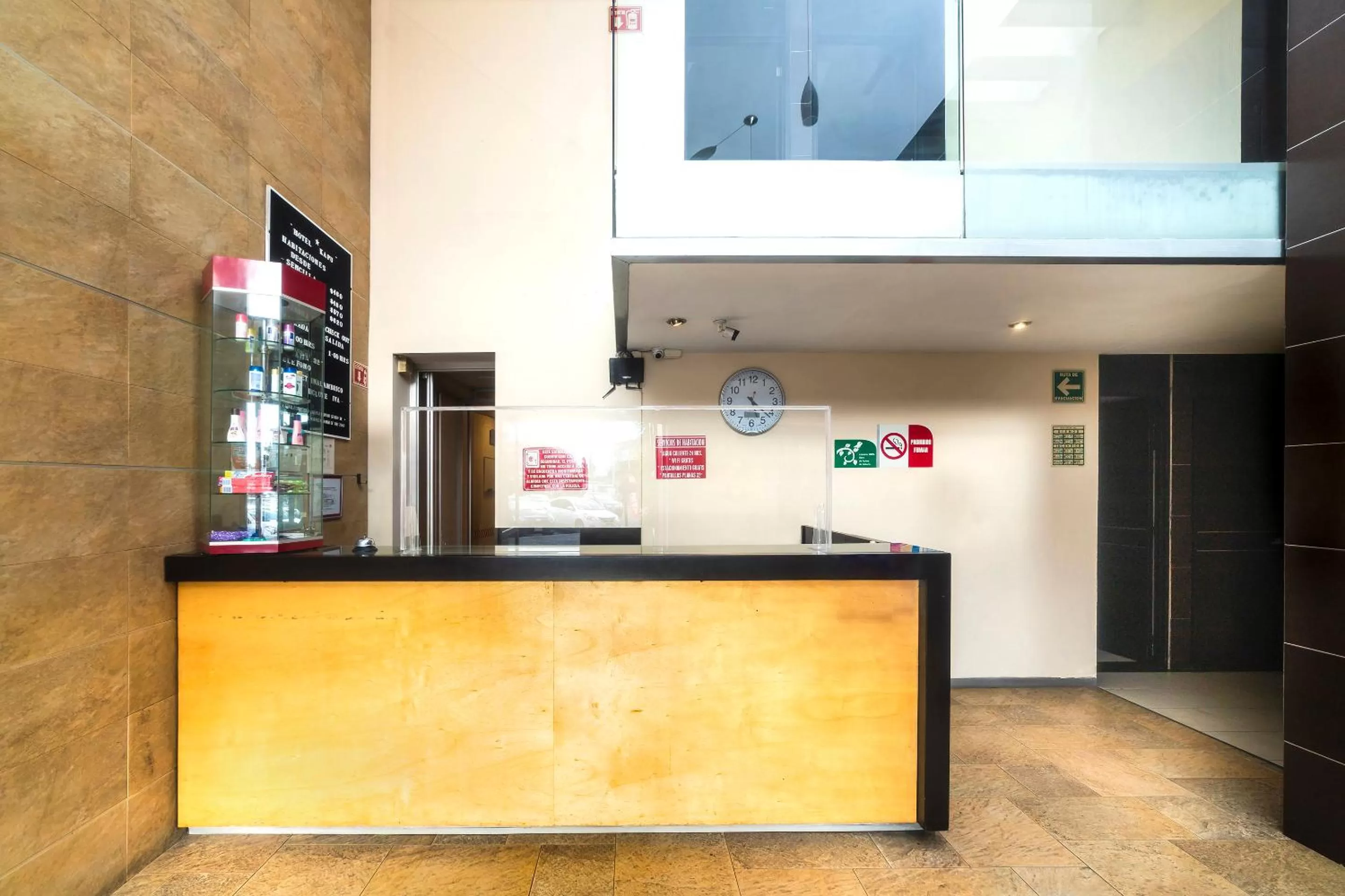 Lobby or reception in Hotel Kapu, Puebla