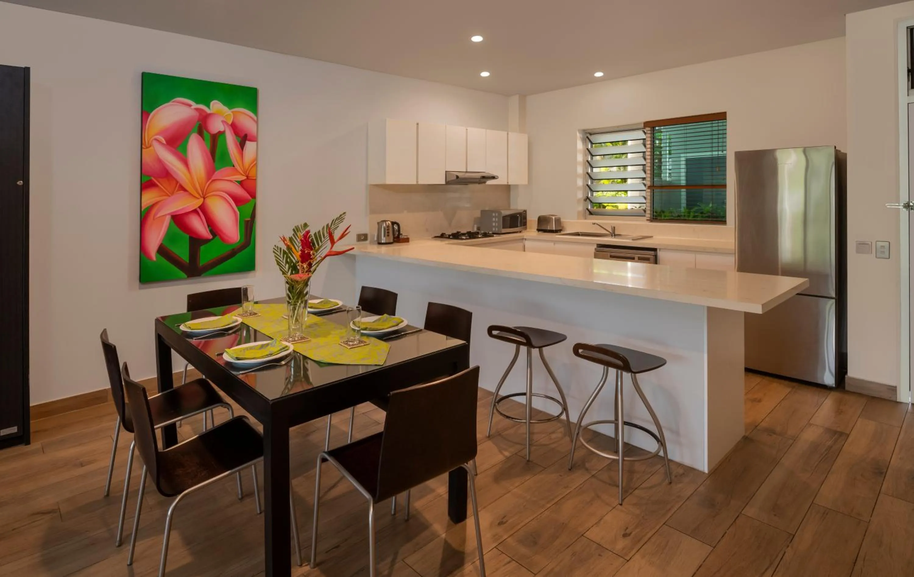 Kitchen or kitchenette in The Terraces Apartments Denarau