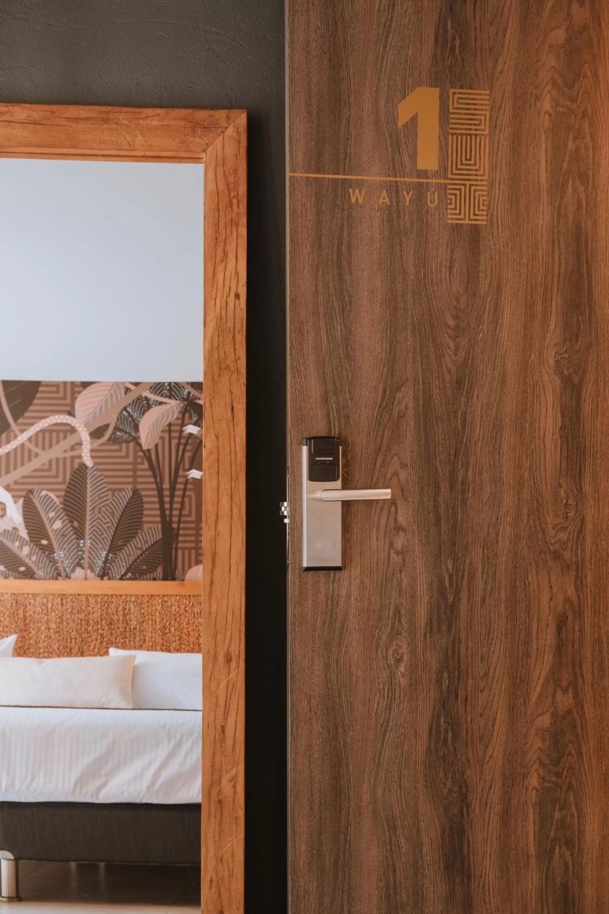 Decorative detail, Bed in Sui Boutique Hotel