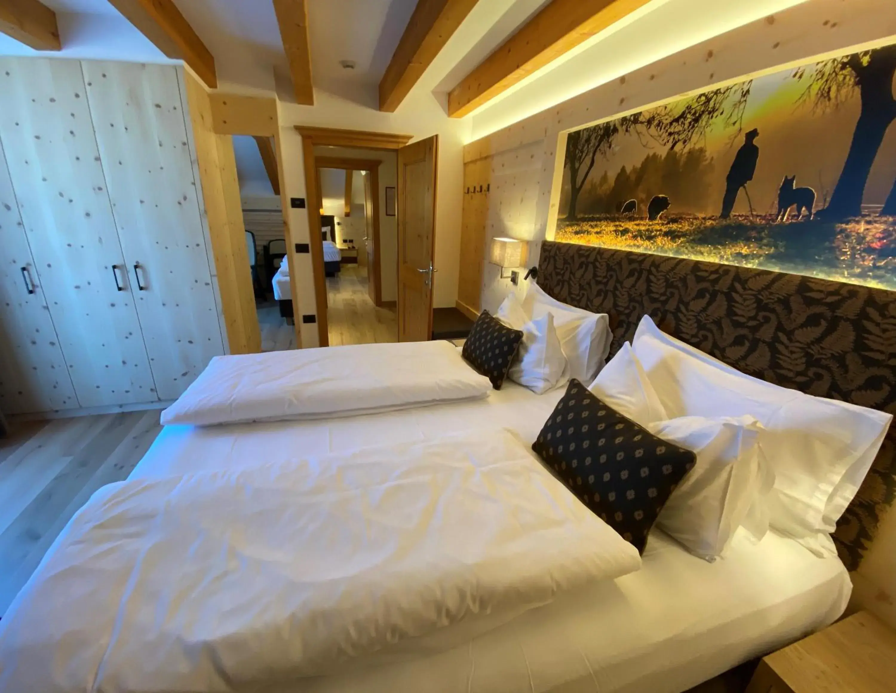Bed in Hotel Lagorai Resort & Spa