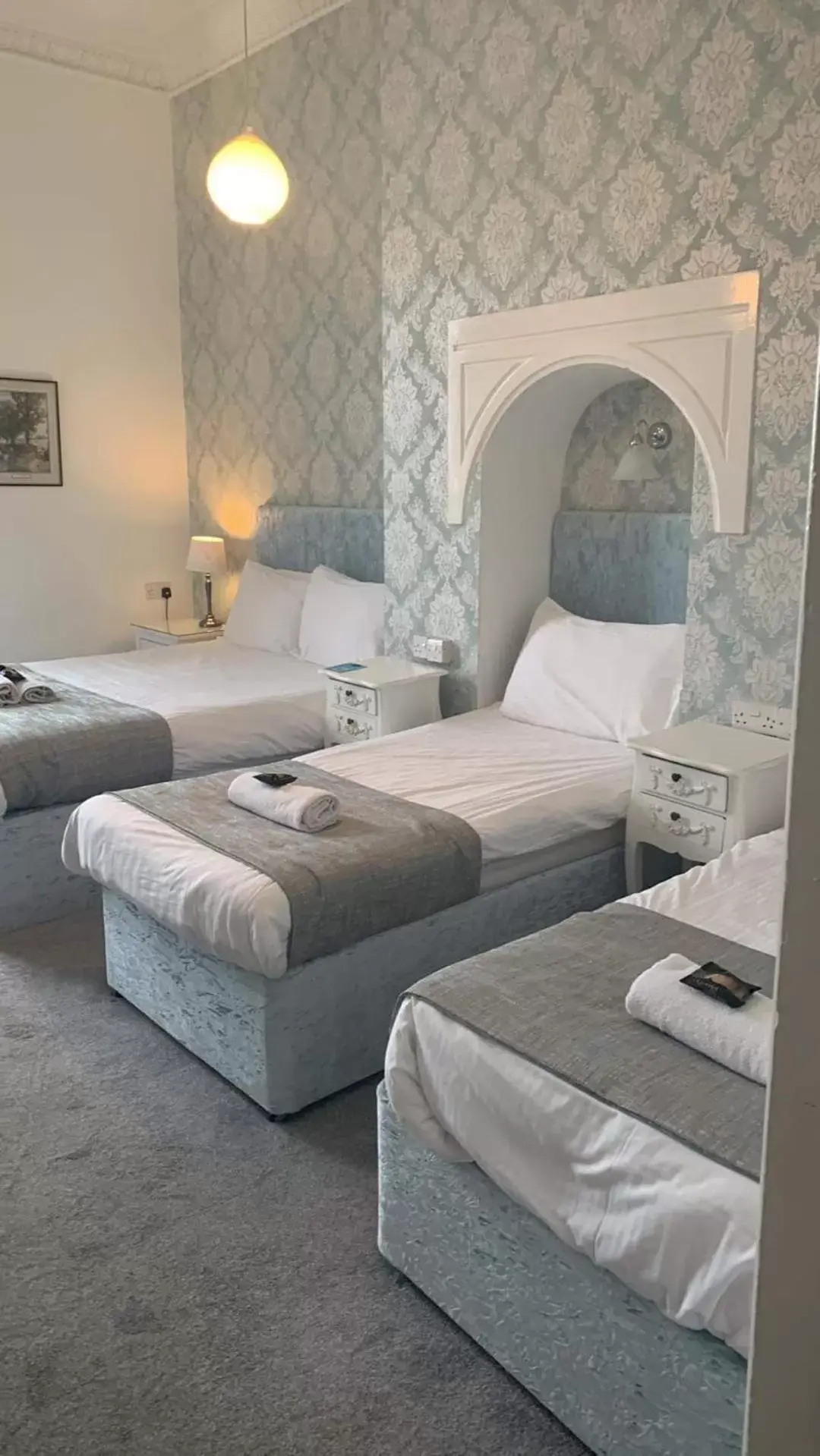 Bed in The Jubilee Hotel - with Spa and Restaurant and Entertainment