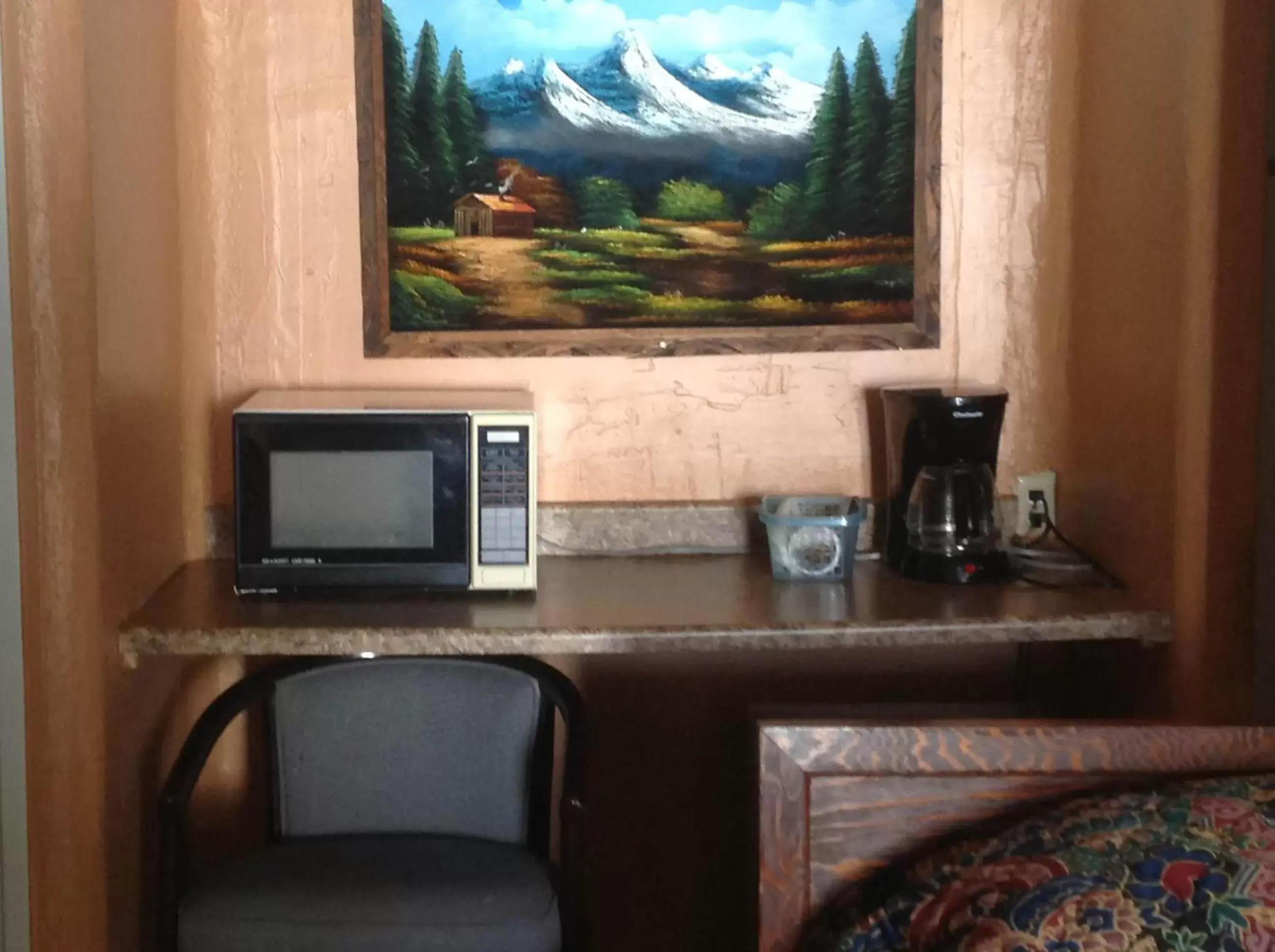 Coffee/tea facilities, TV/Entertainment Center in Budget Inn Motel Chemult