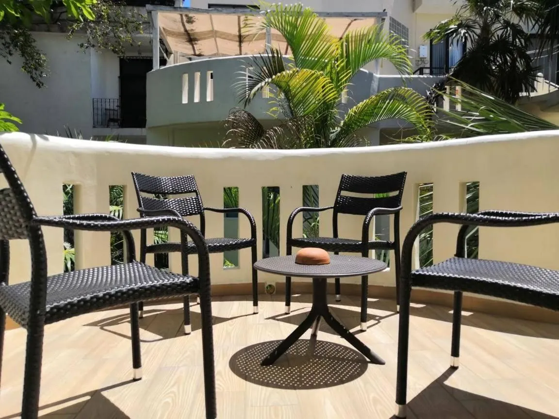 Balcony/Terrace in Hotel Coco Rio "City Center"